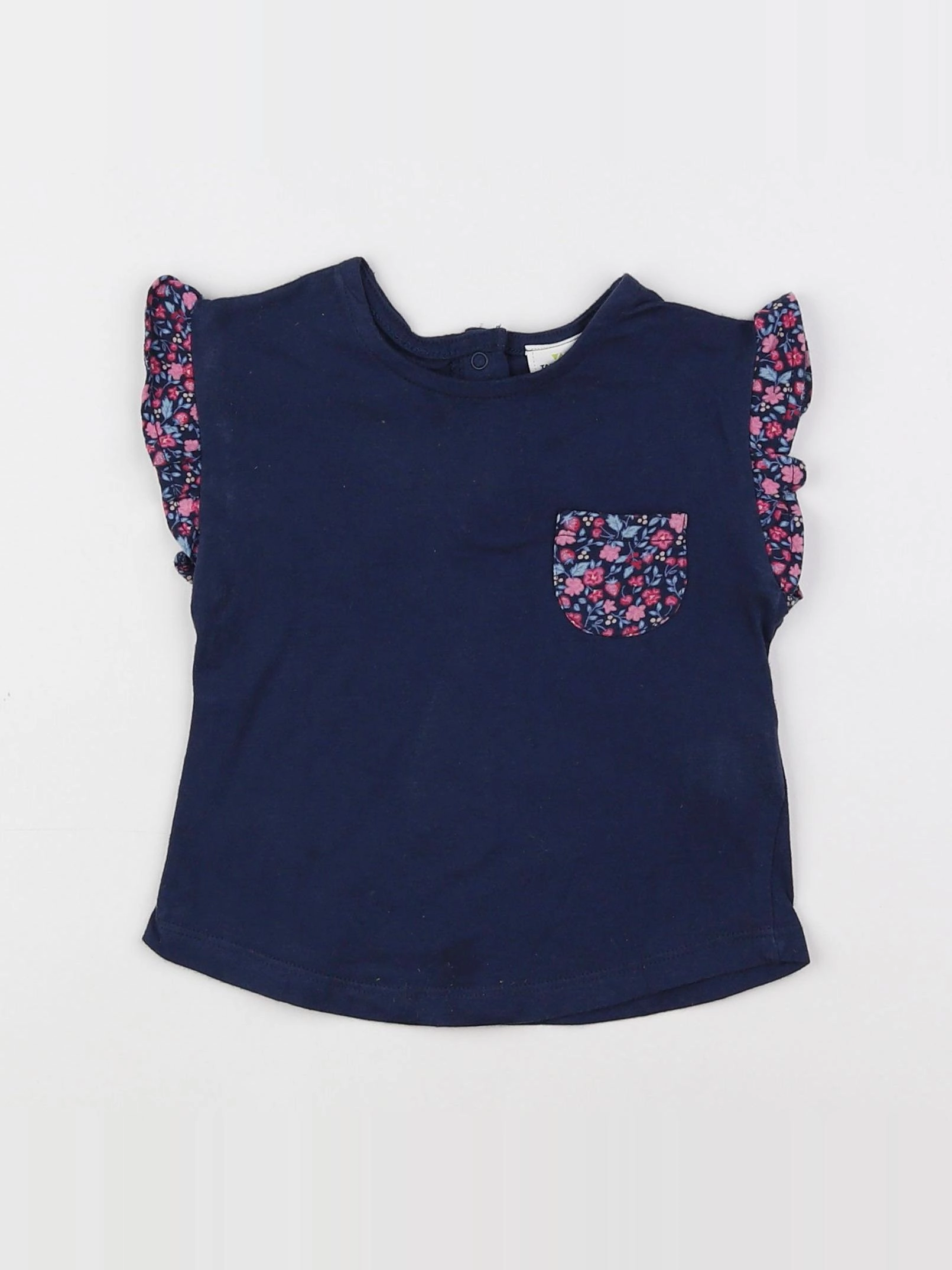 Tape à l'oeil - tee-shirt bleu - 6 mois