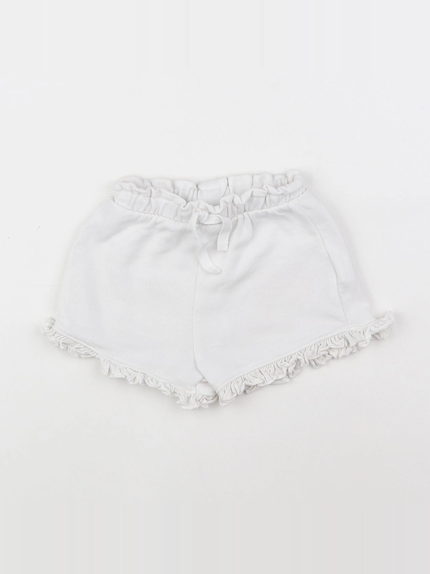Zara - short blanc - 9/12 mois