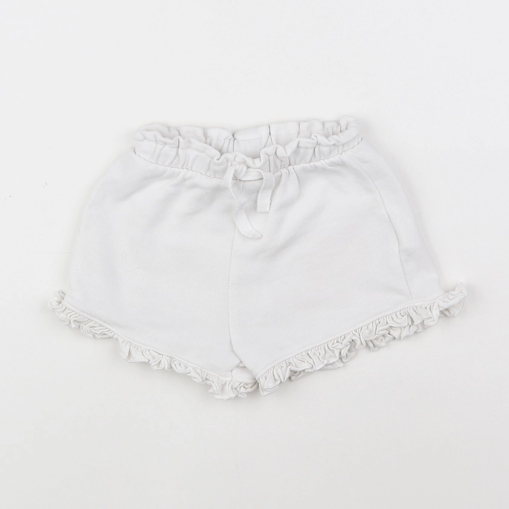 Zara - short blanc - 9/12 mois