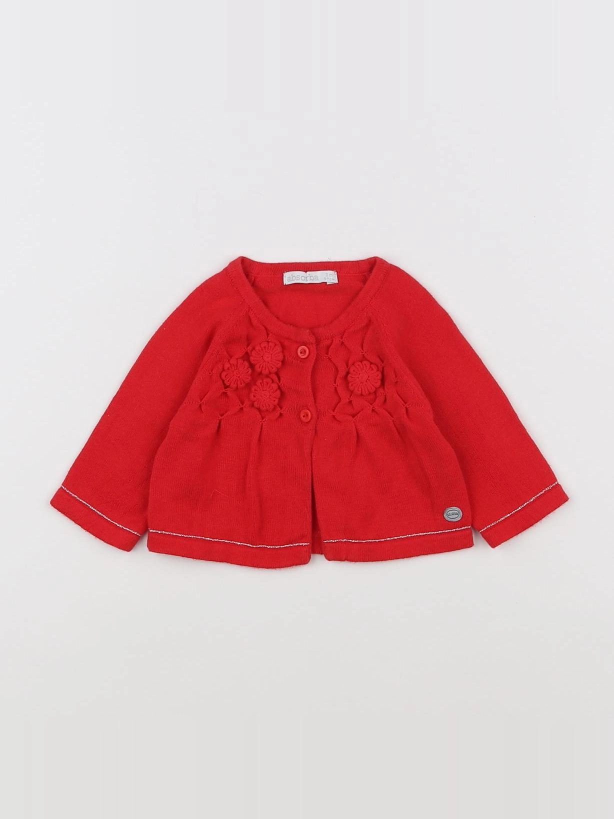 Absorba - gilet rouge - 3 mois