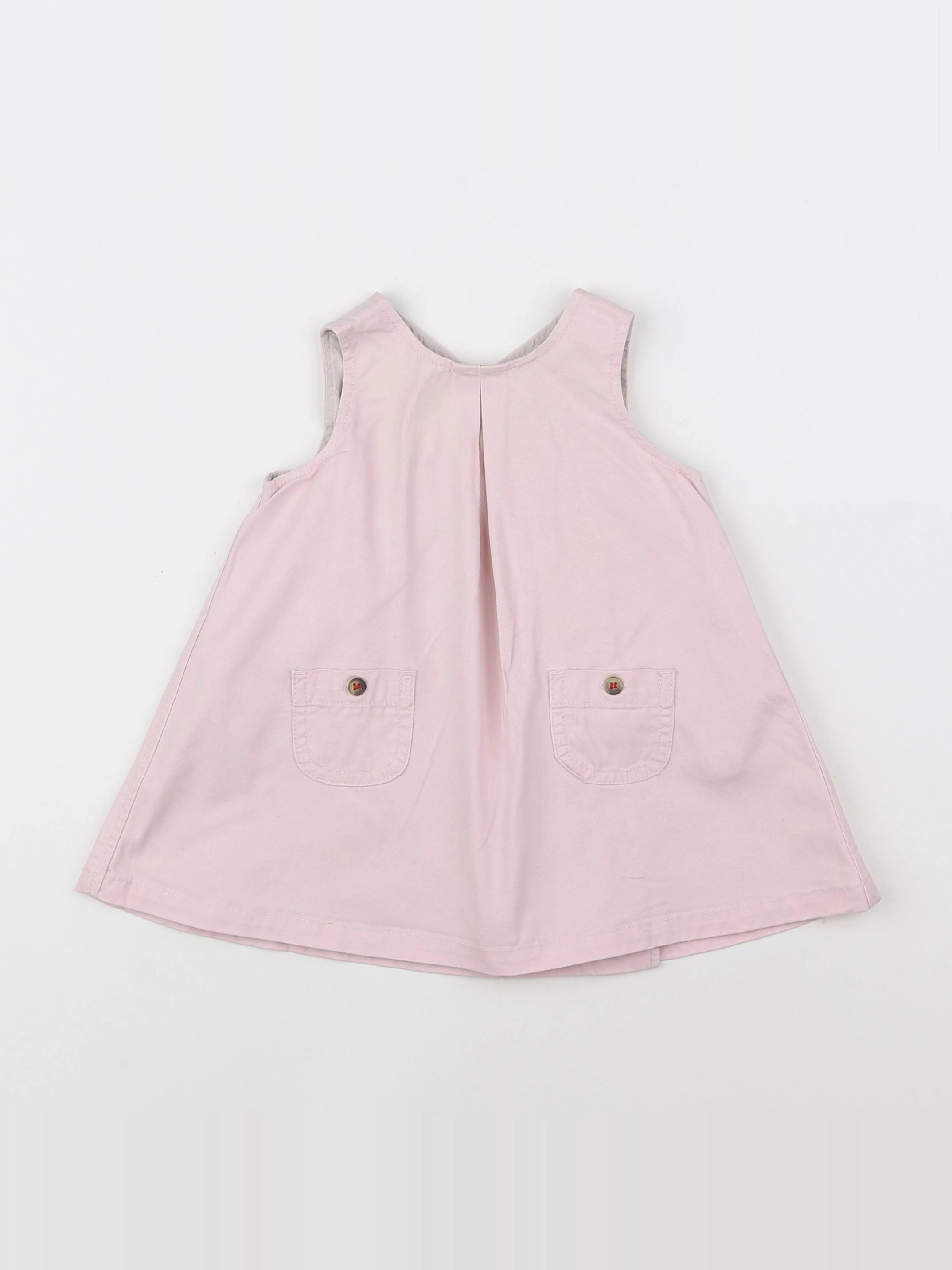 Petit Bateau - robe rose - 6 mois