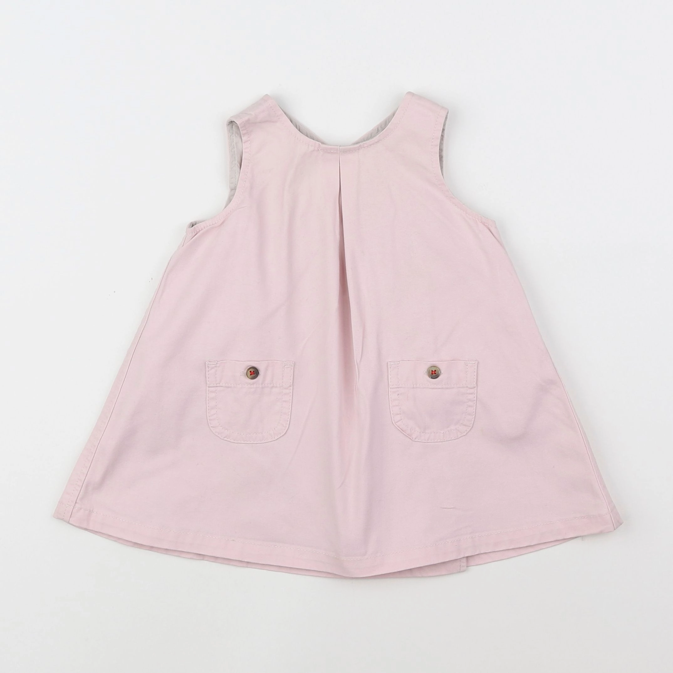 Petit Bateau - robe rose - 6 mois