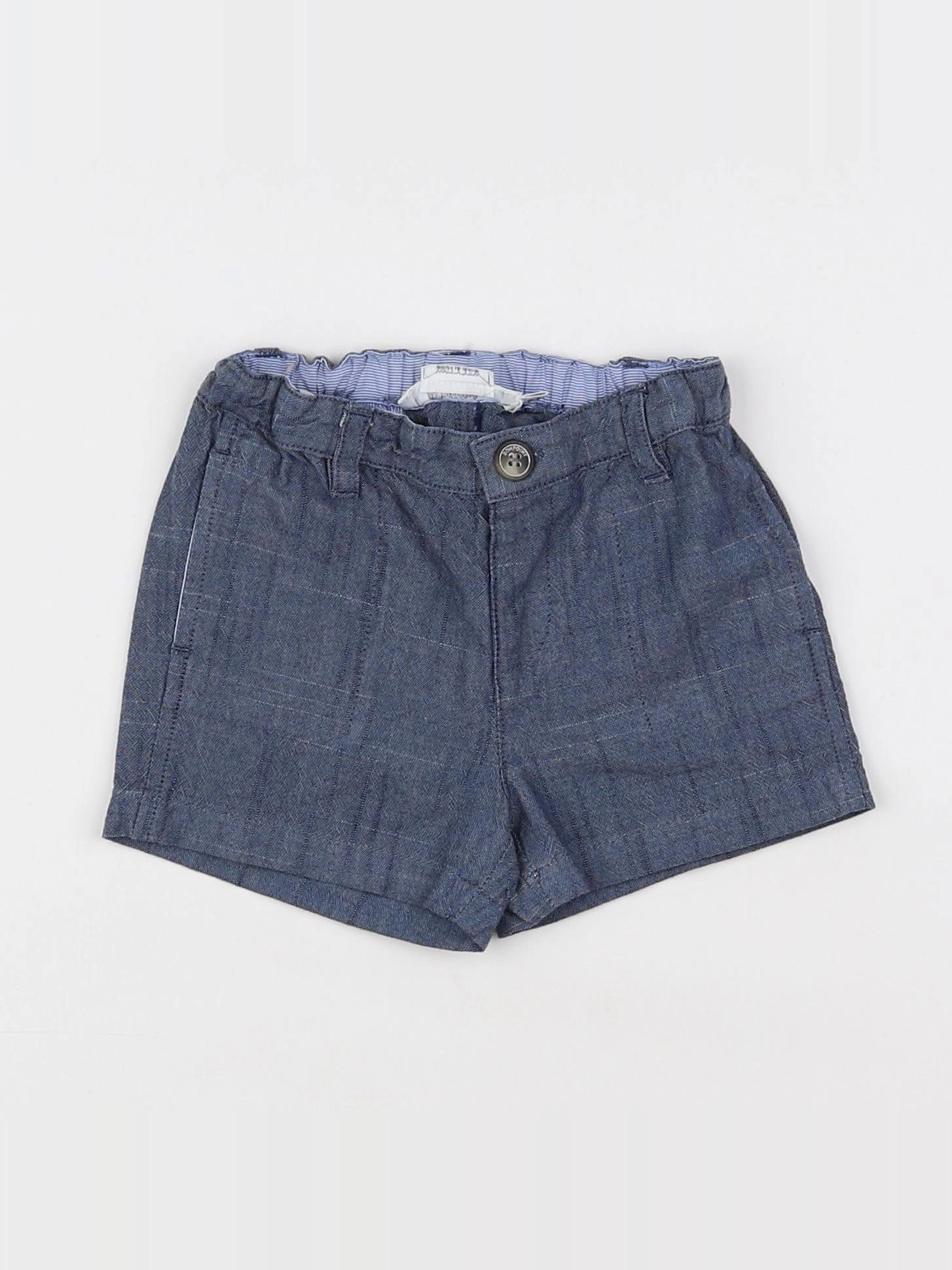 Bonpoint - short bleu - 6 mois