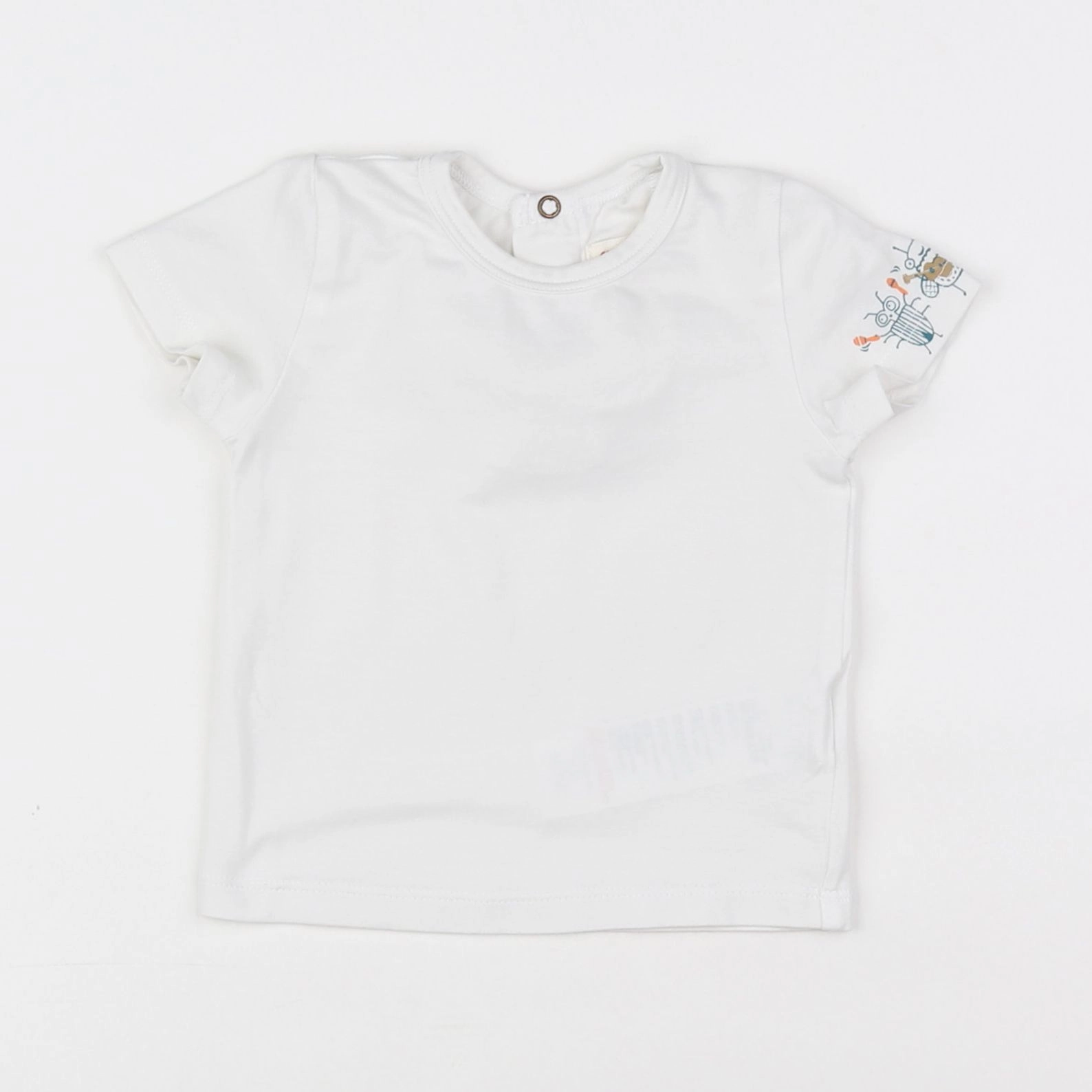 Catimini - tee-shirt blanc - 6 mois