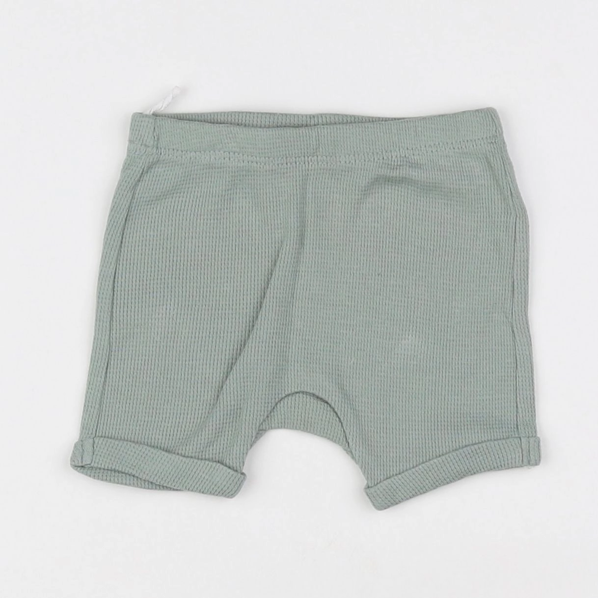 H&M - short vert - 3 mois