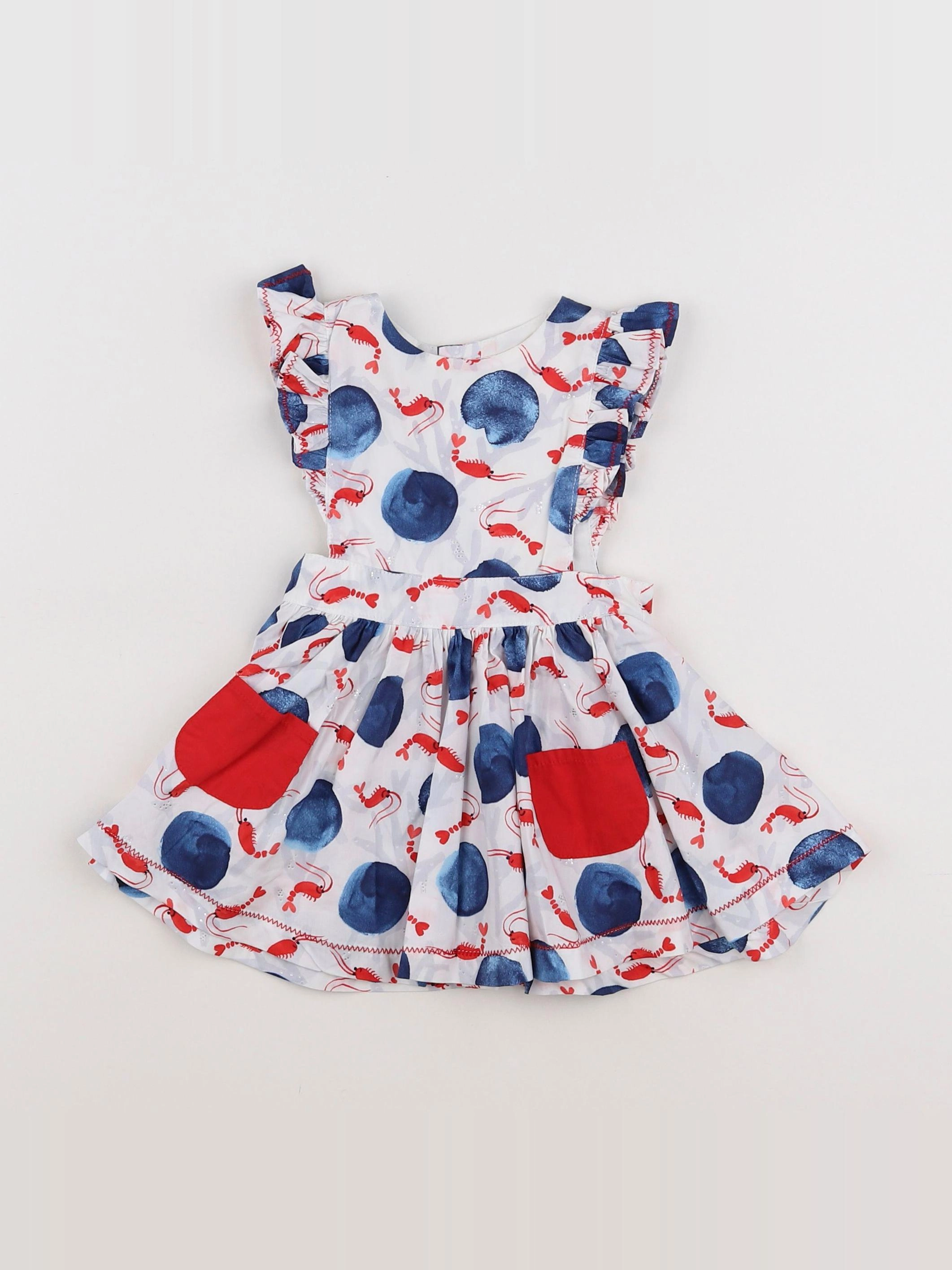 Catimini - robe blanc - 6 mois