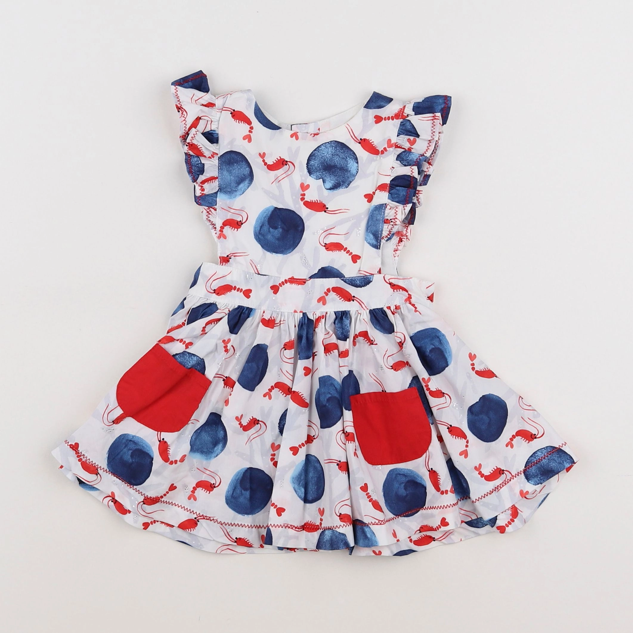 Catimini - robe blanc - 6 mois