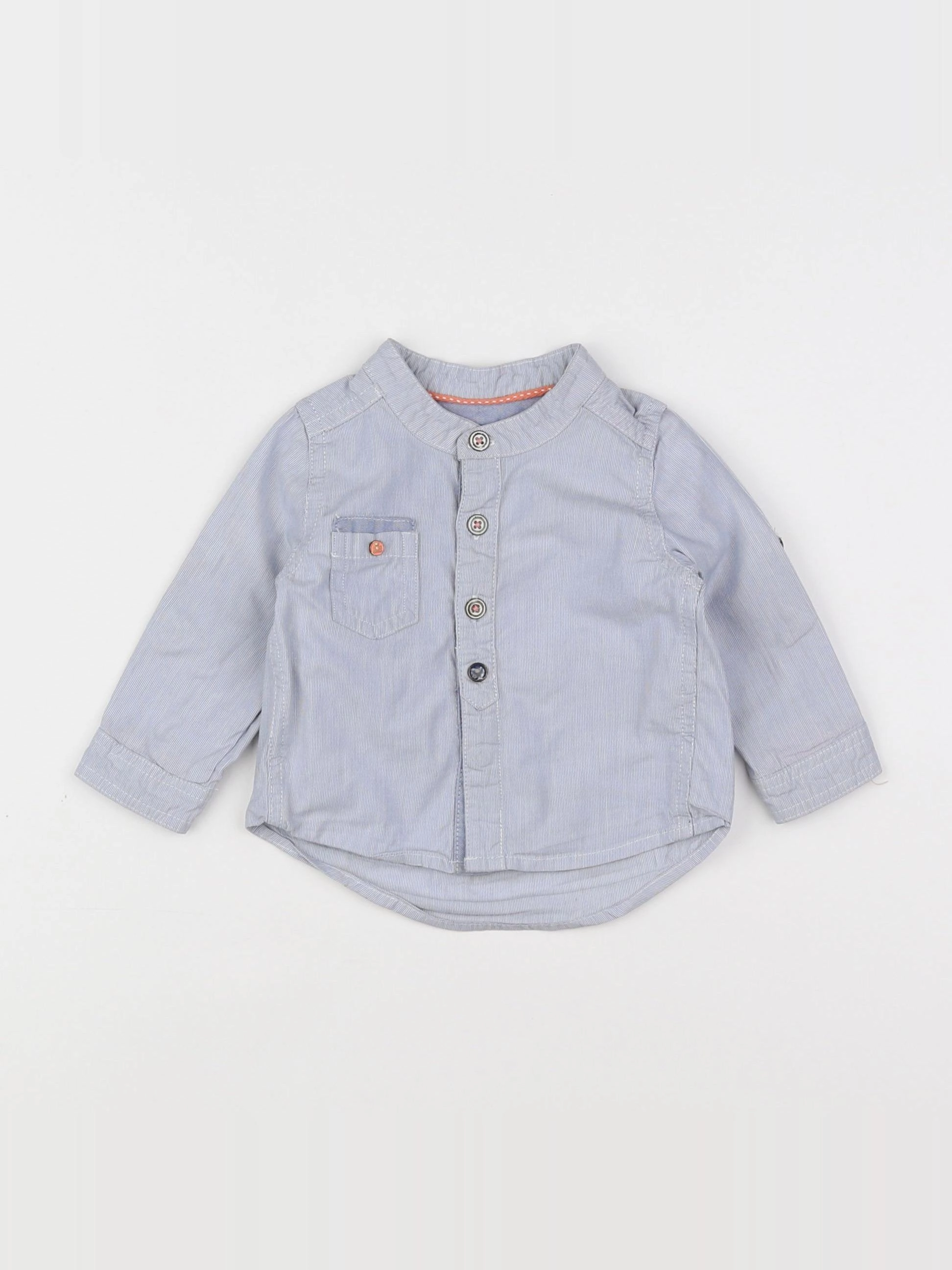 Tape à l'oeil - chemise bleu - 6 mois