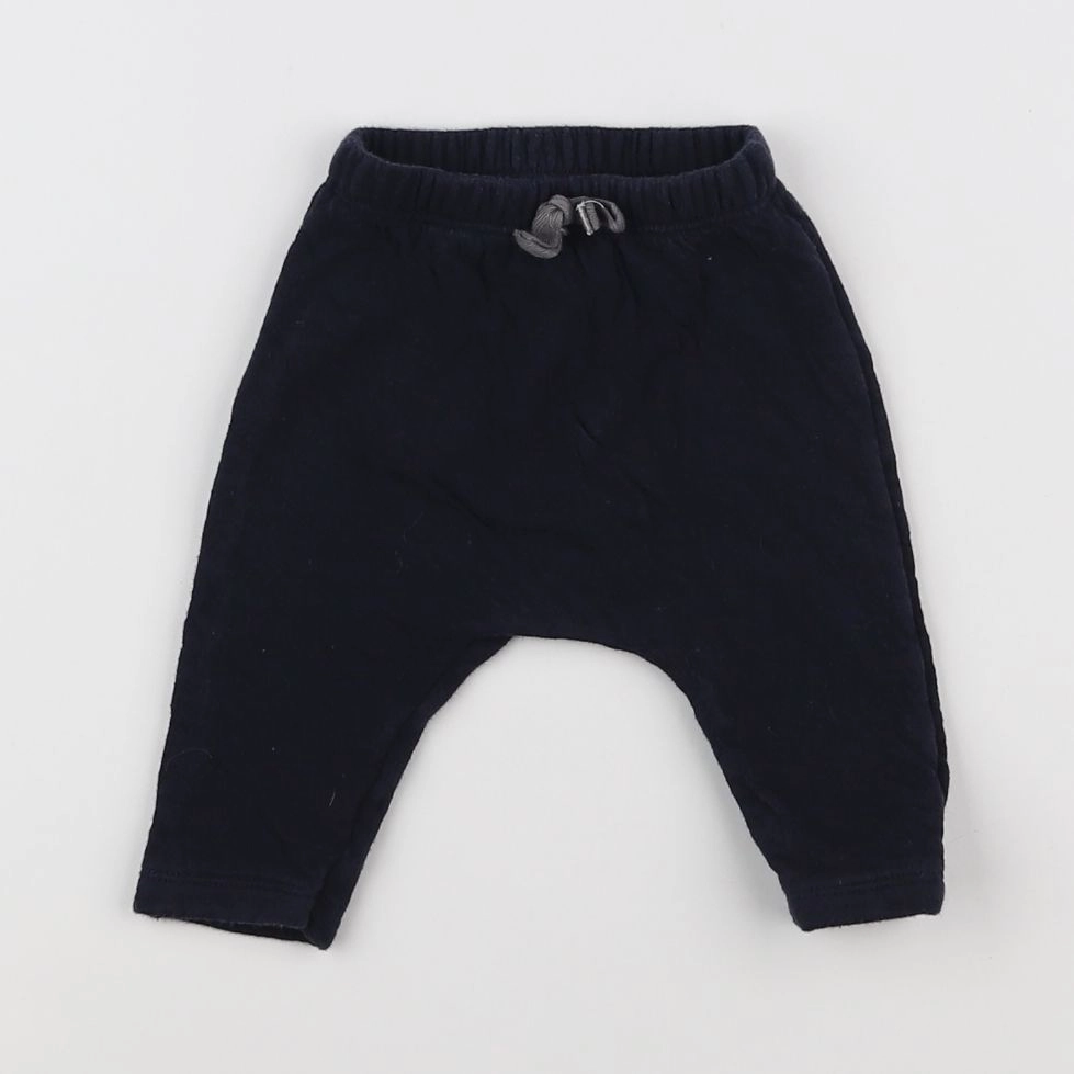 Petit Bateau - sarouel bleu - 3 mois