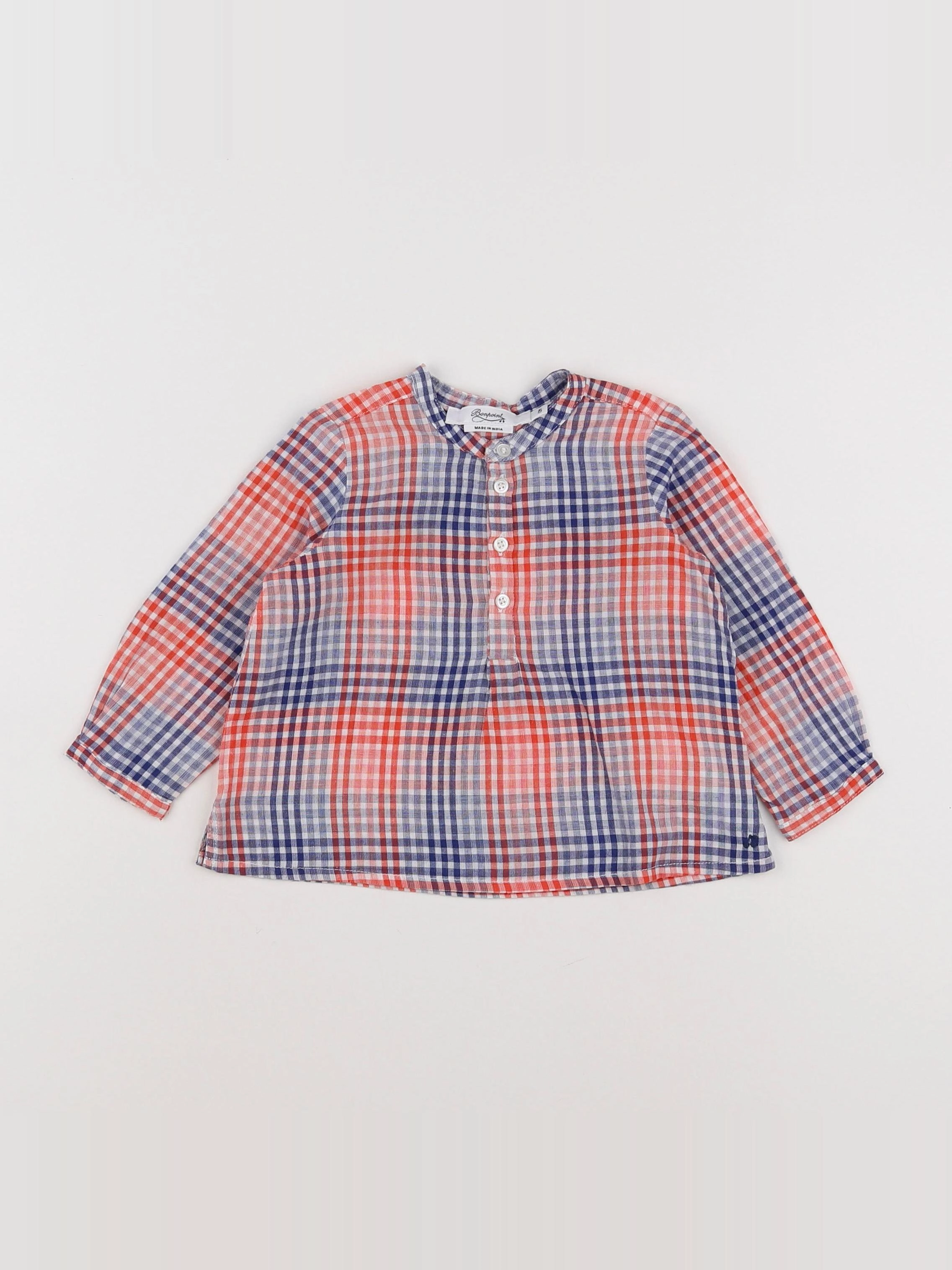 Bonpoint - blouse multicolore - 12 mois