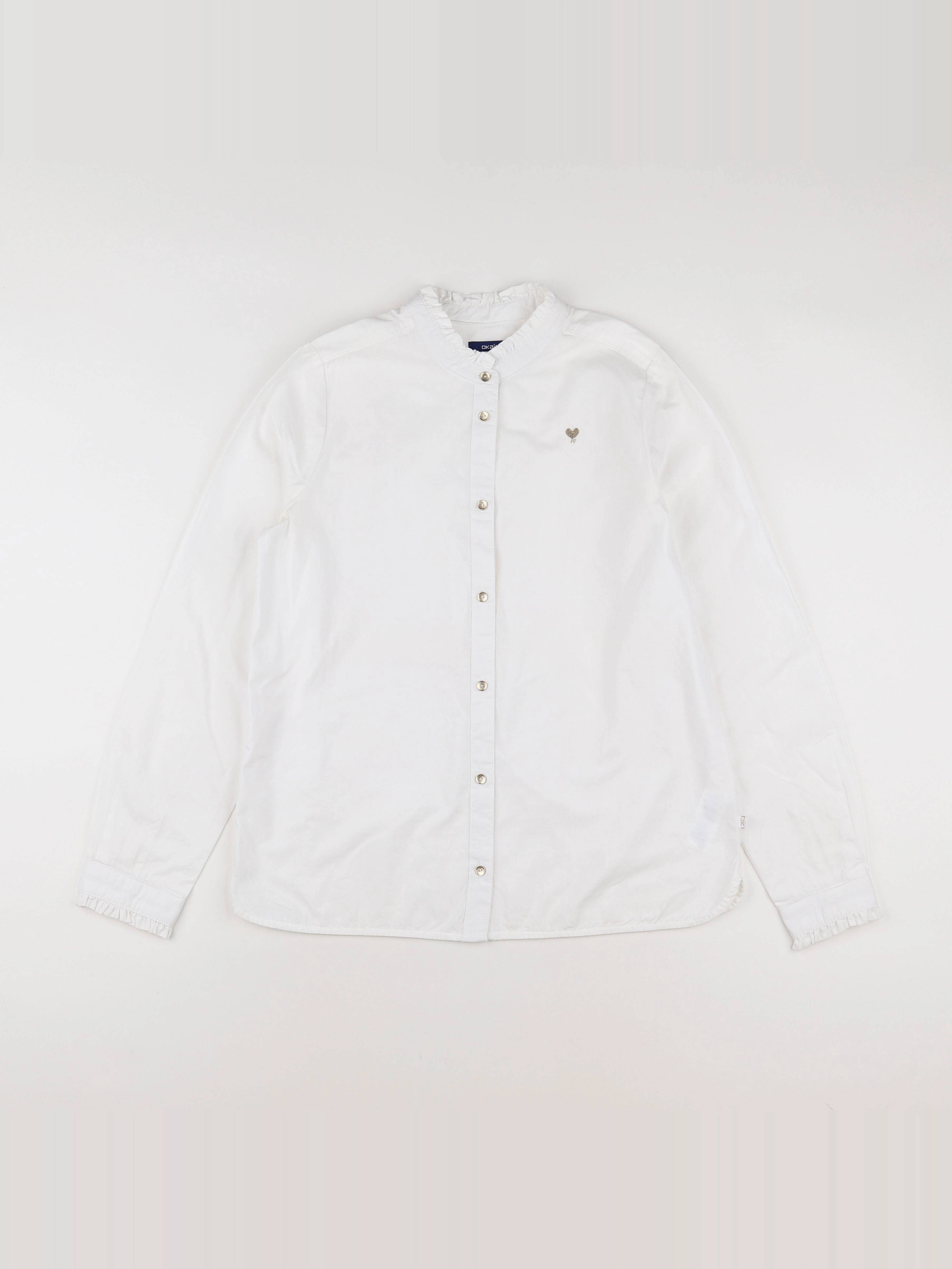 Okaidi - blouse blanc - 14 ans