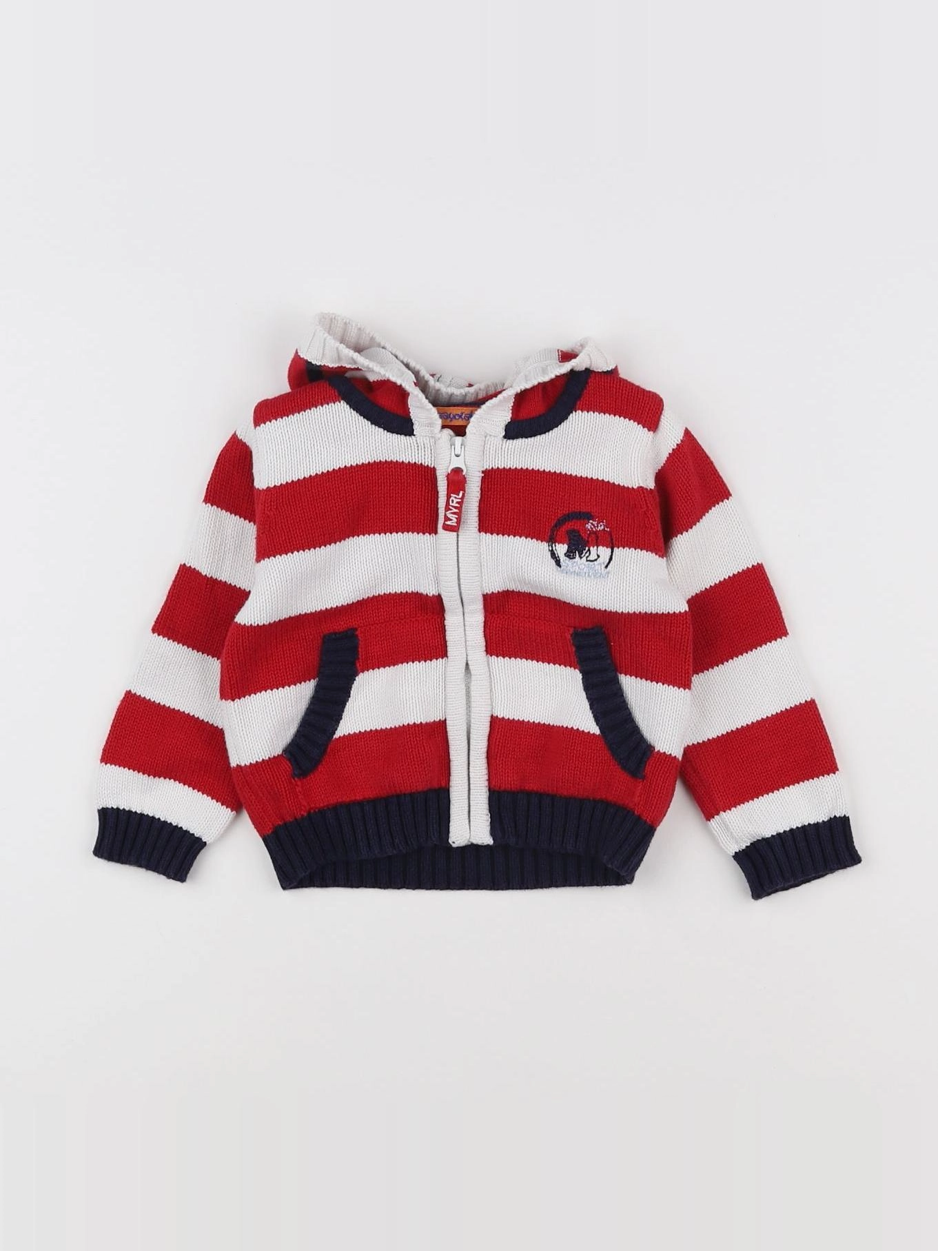Mayoral - gilet blanc - 12 mois