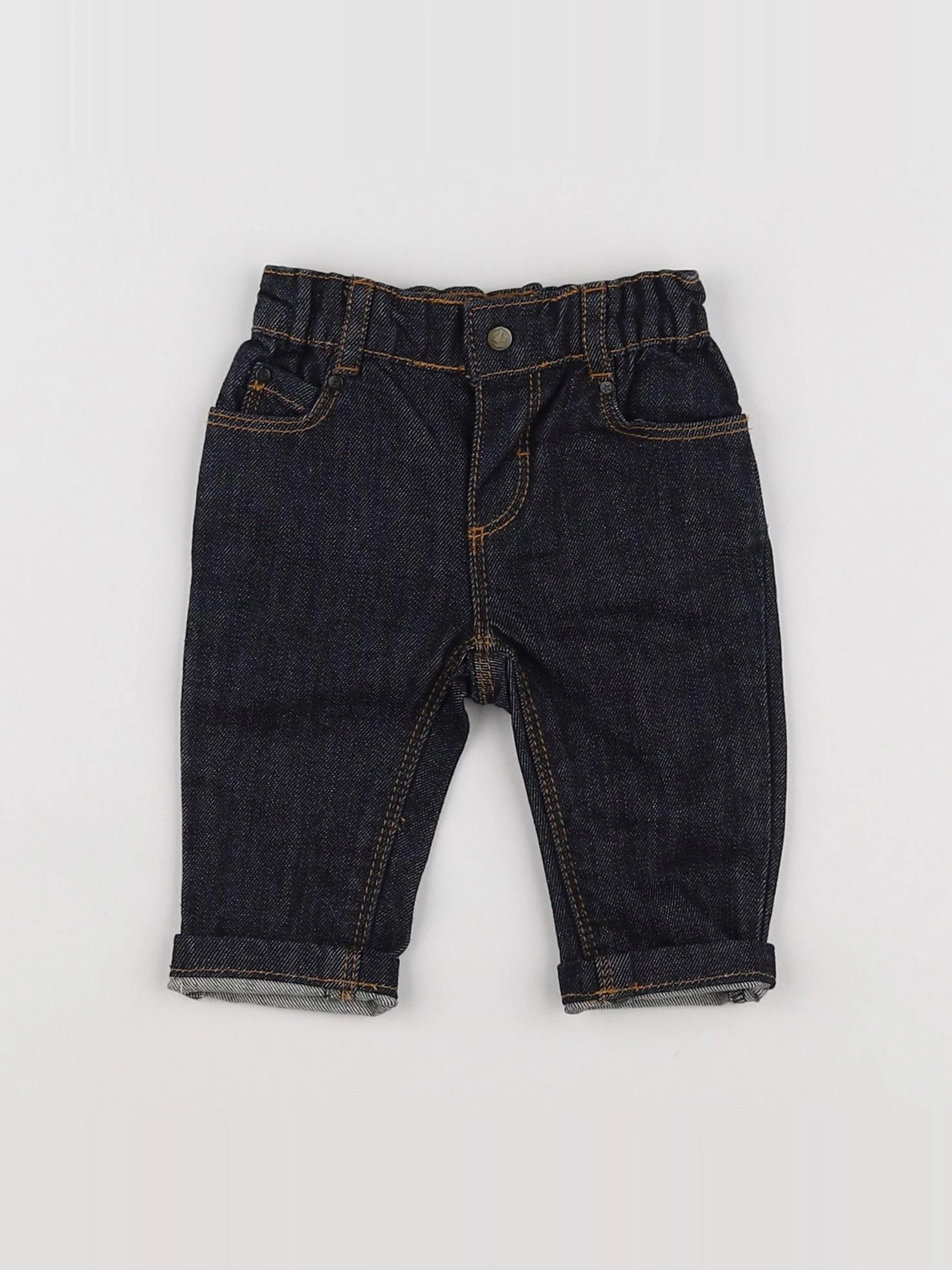 Petit Bateau - jean bleu - 3 mois