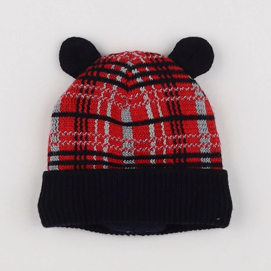 Petit Bateau - bonnet rouge - 1/3 mois