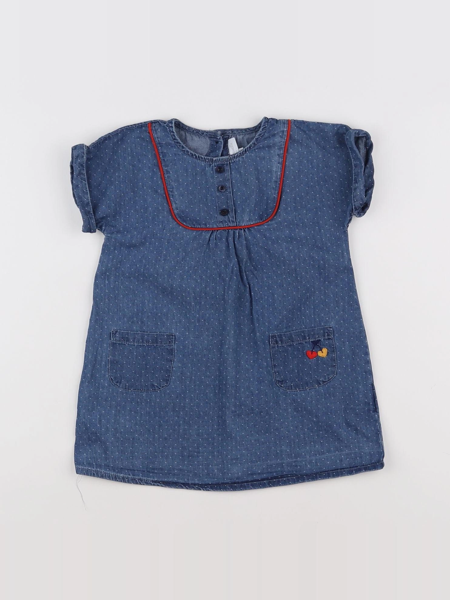 Cadet Rousselle - robe bleu - 2 ans