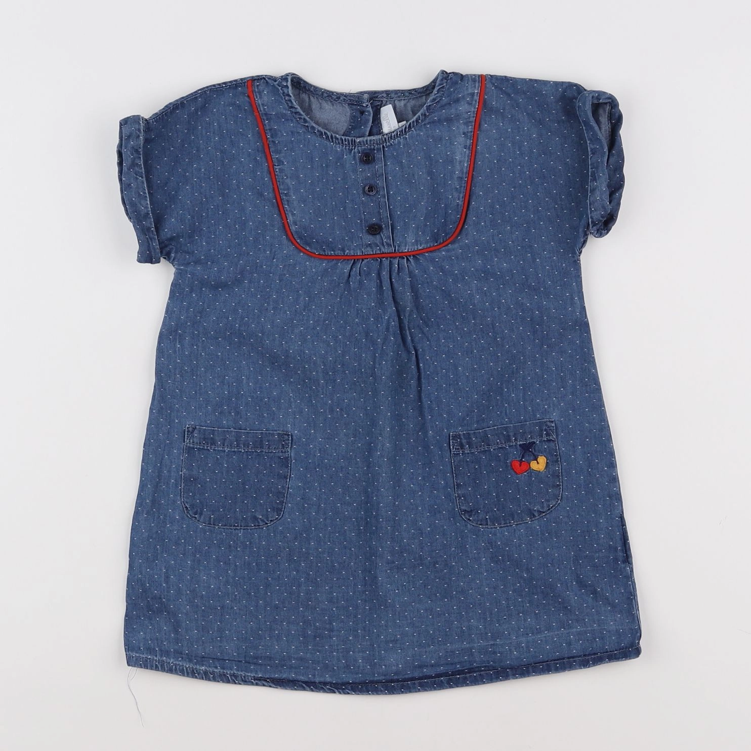 Cadet Rousselle - robe bleu - 2 ans
