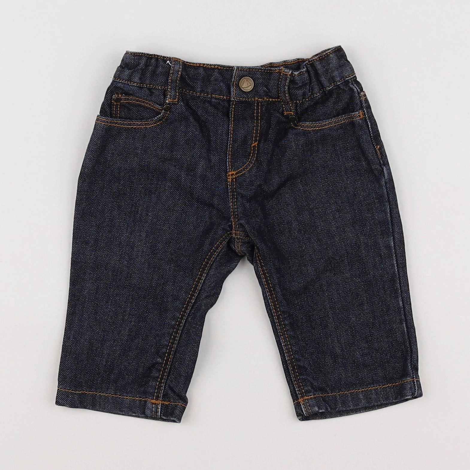 Petit Bateau - jean bleu - 3 mois