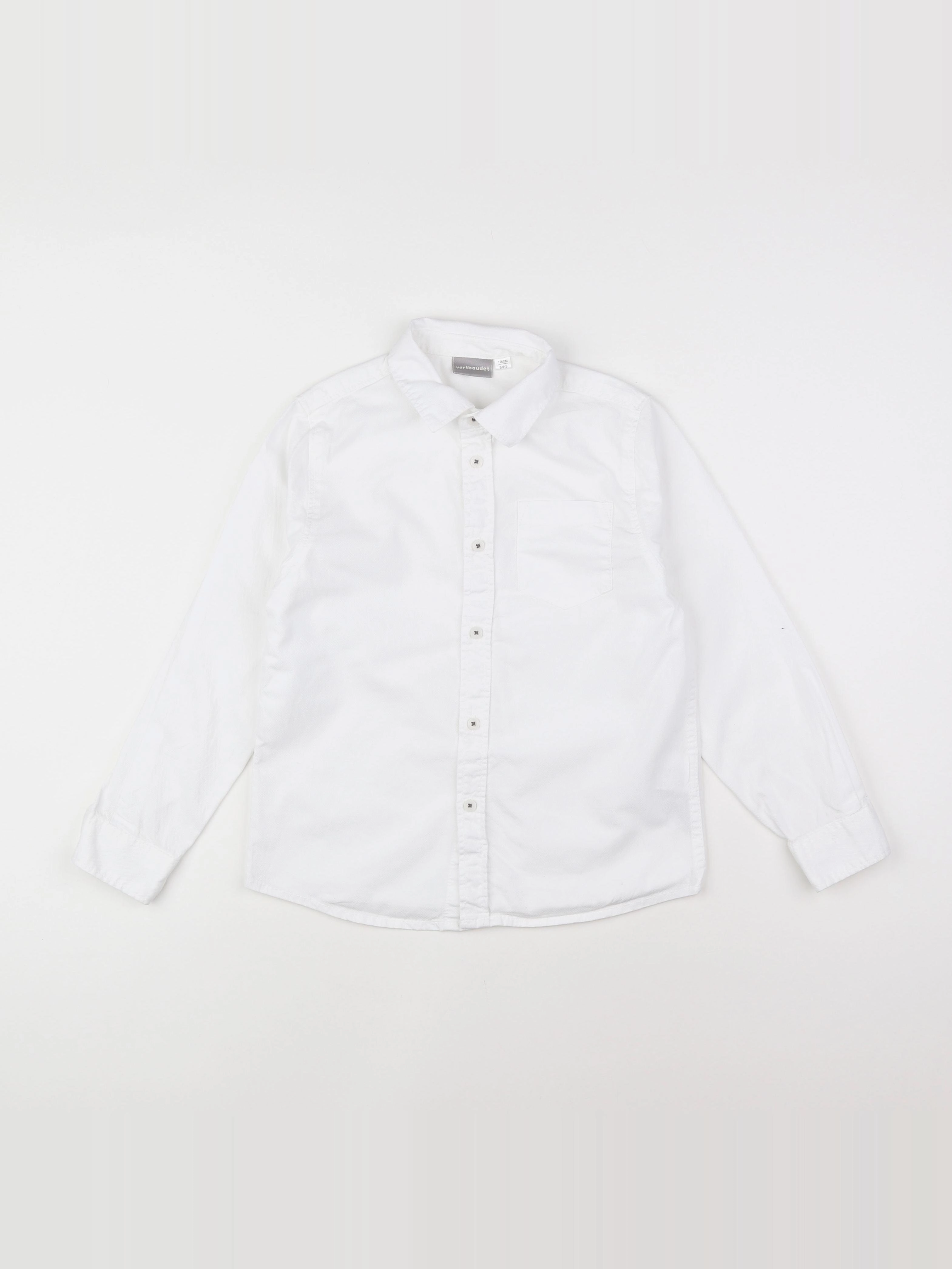 Vertbaudet - chemise blanc - 8 ans