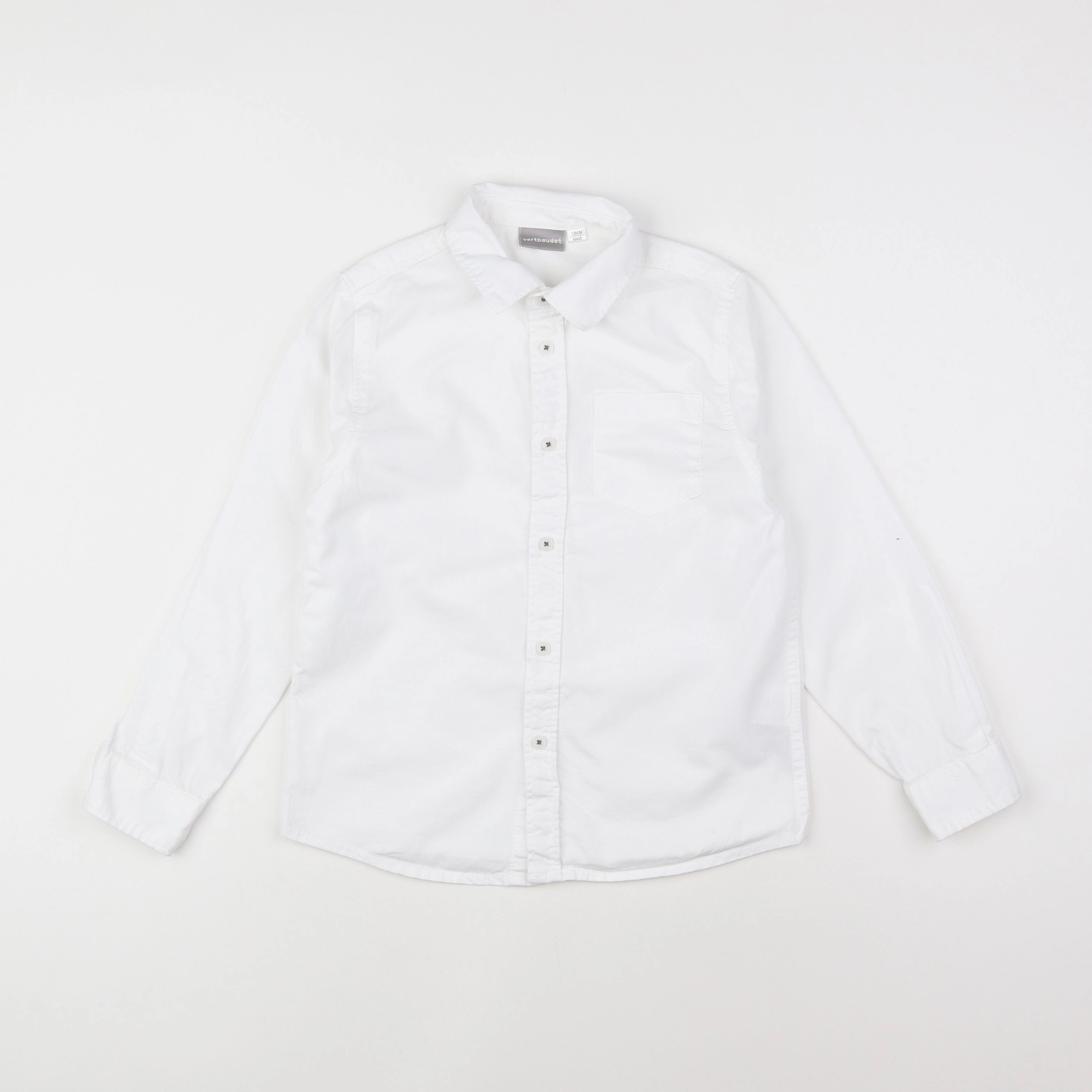 Vertbaudet - chemise blanc - 8 ans