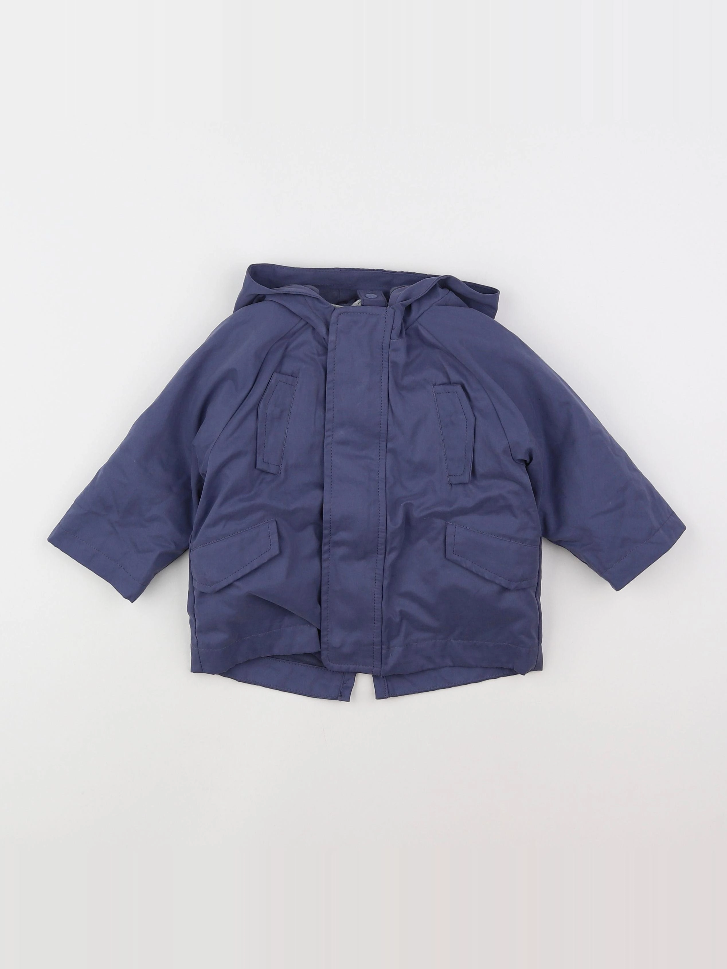 Vertbaudet - parka bleu - 9 mois