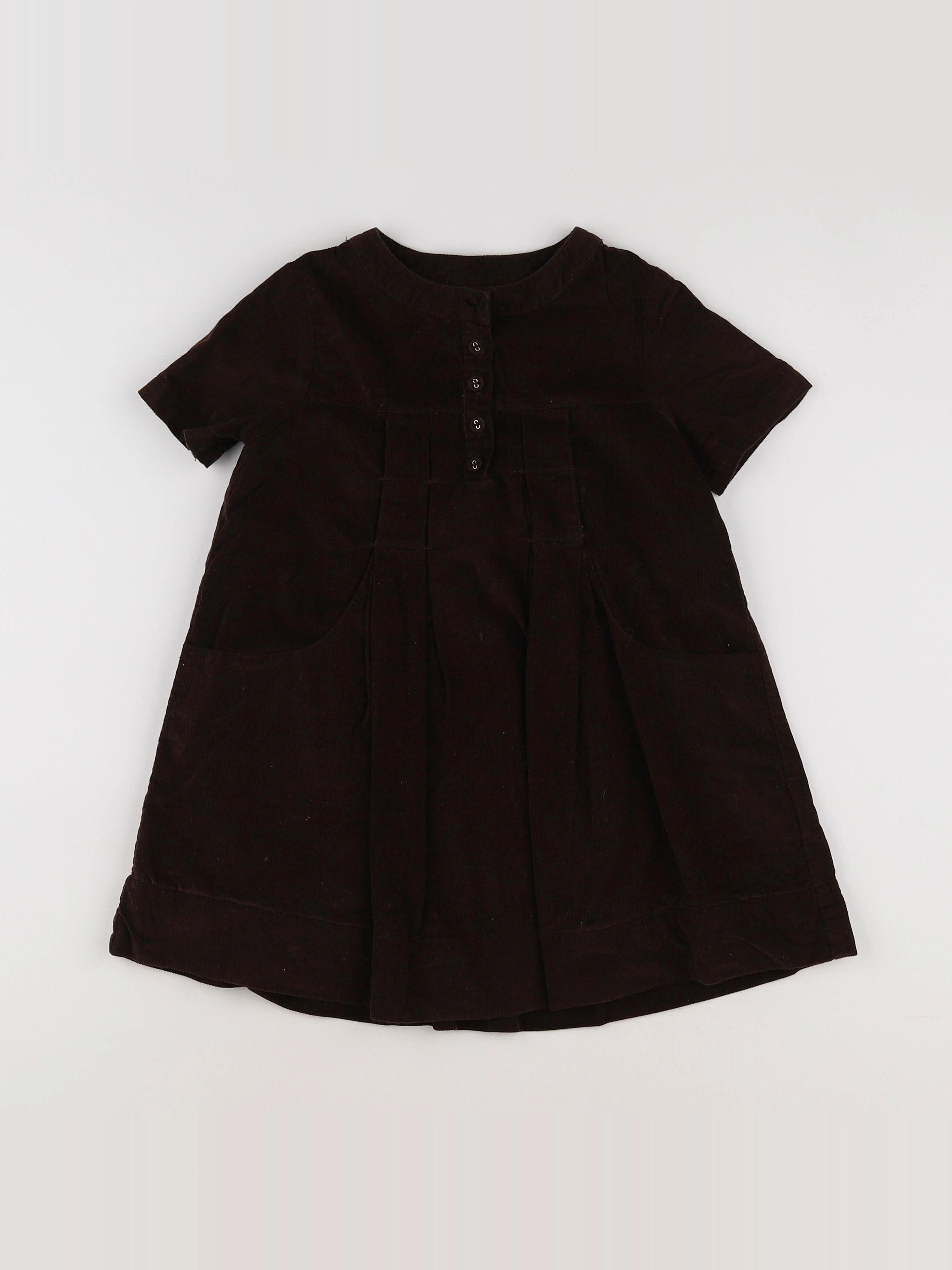 Okaidi - robe marron - 5 ans