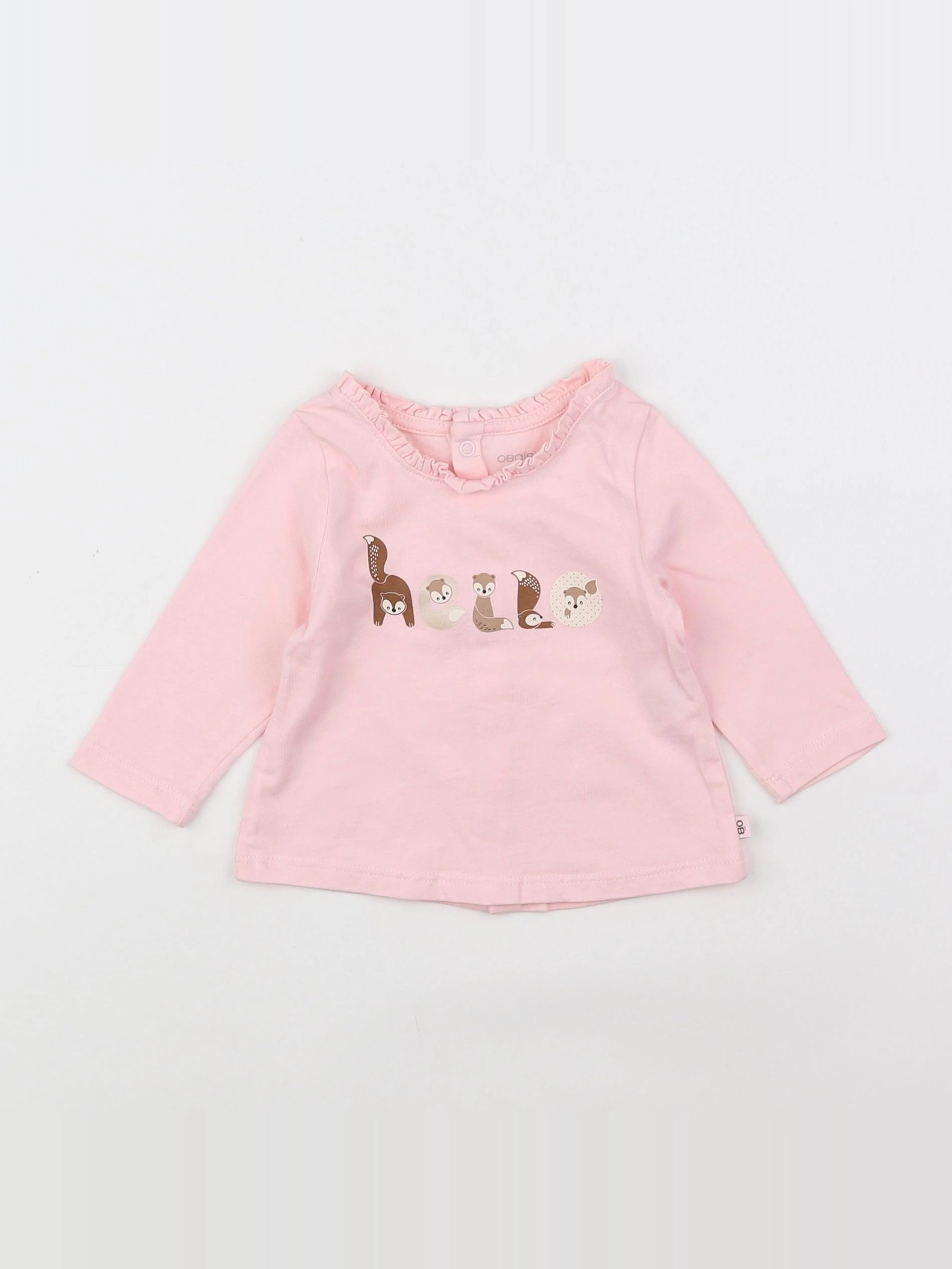 Billie Blush - tee-shirt rose - 12 mois