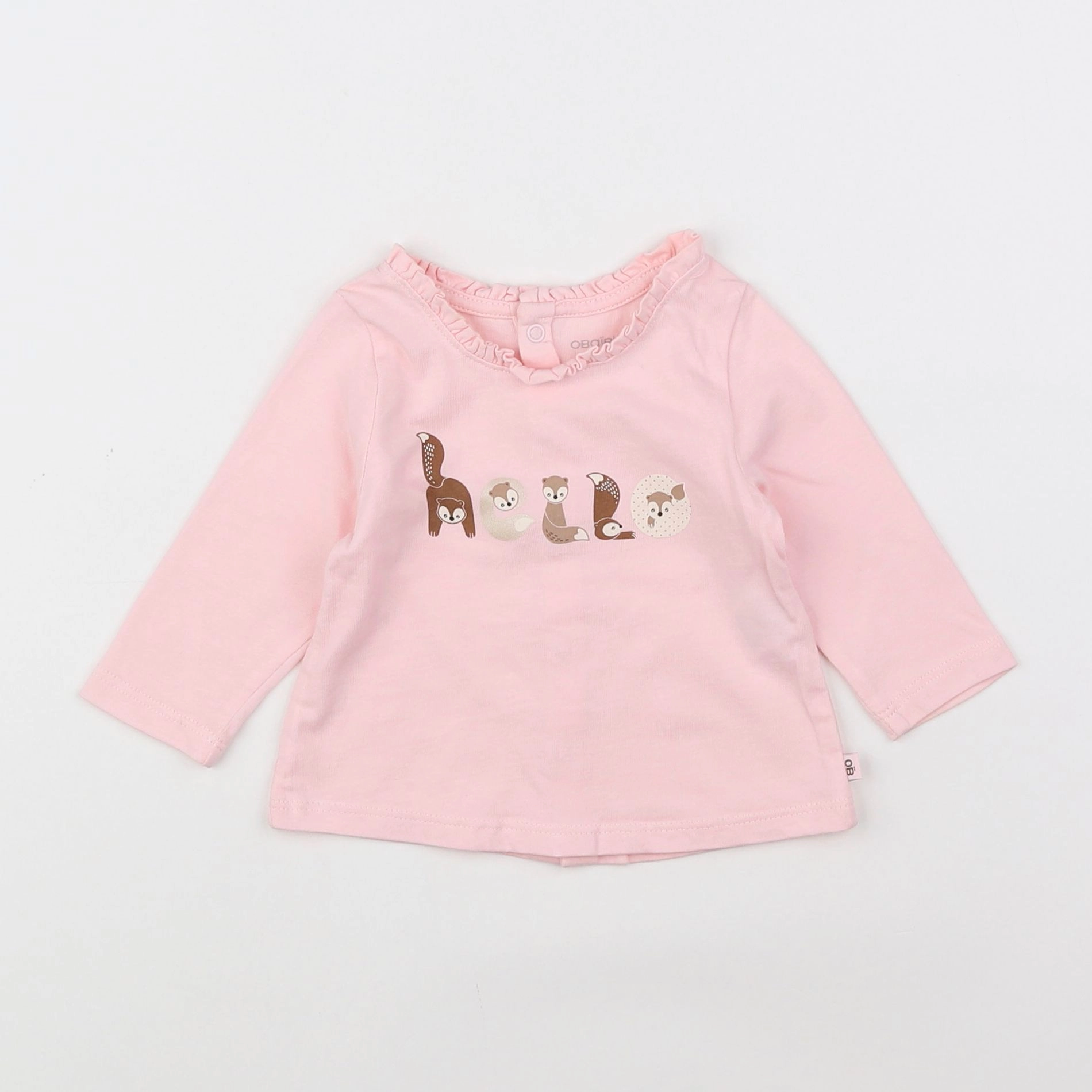 Billie Blush - tee-shirt rose - 12 mois