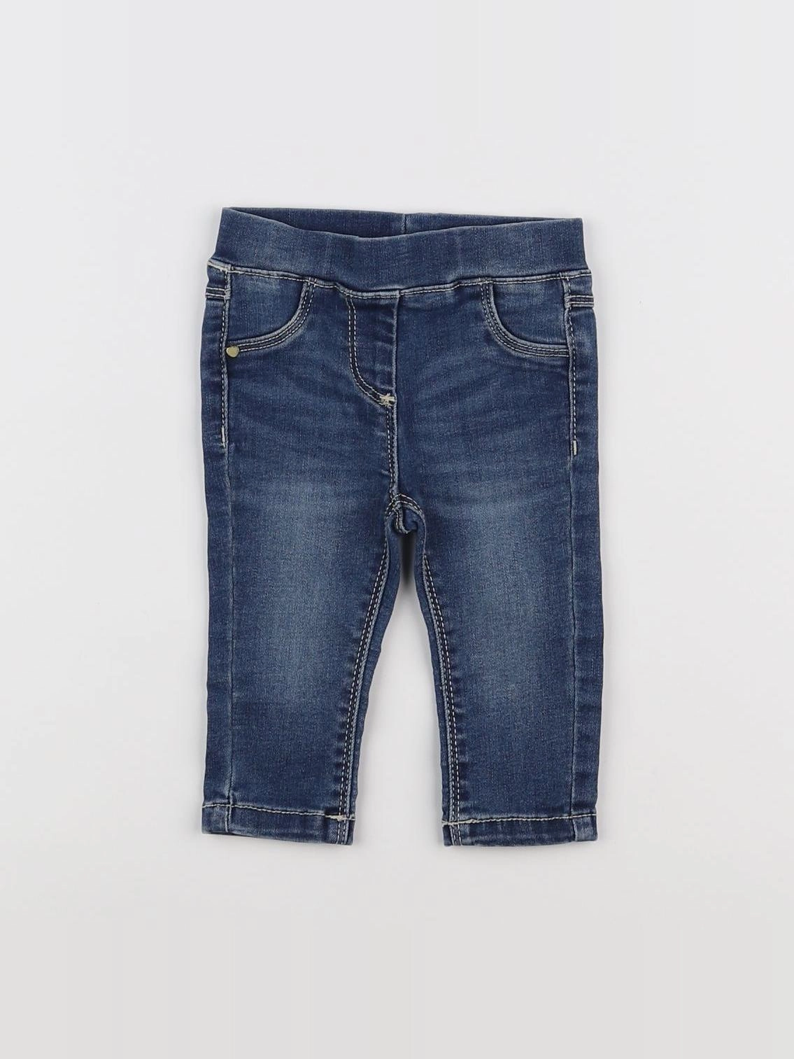Tape à l'oeil - jegging bleu - 6 mois
