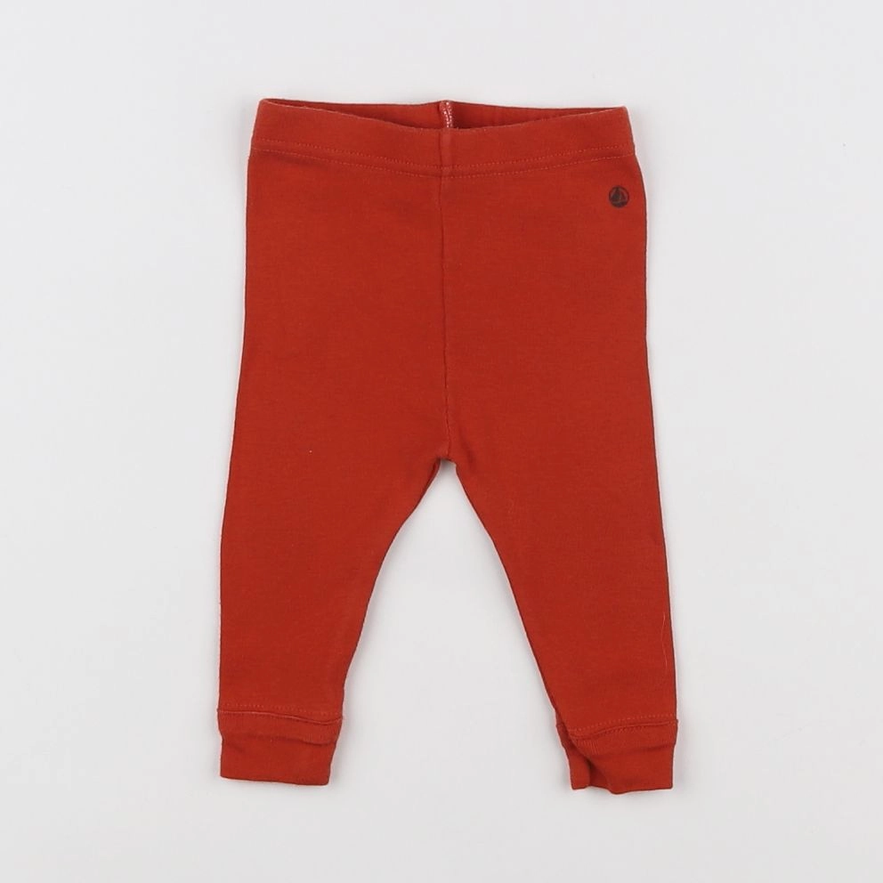 Petit Bateau - legging rouge - 3 mois