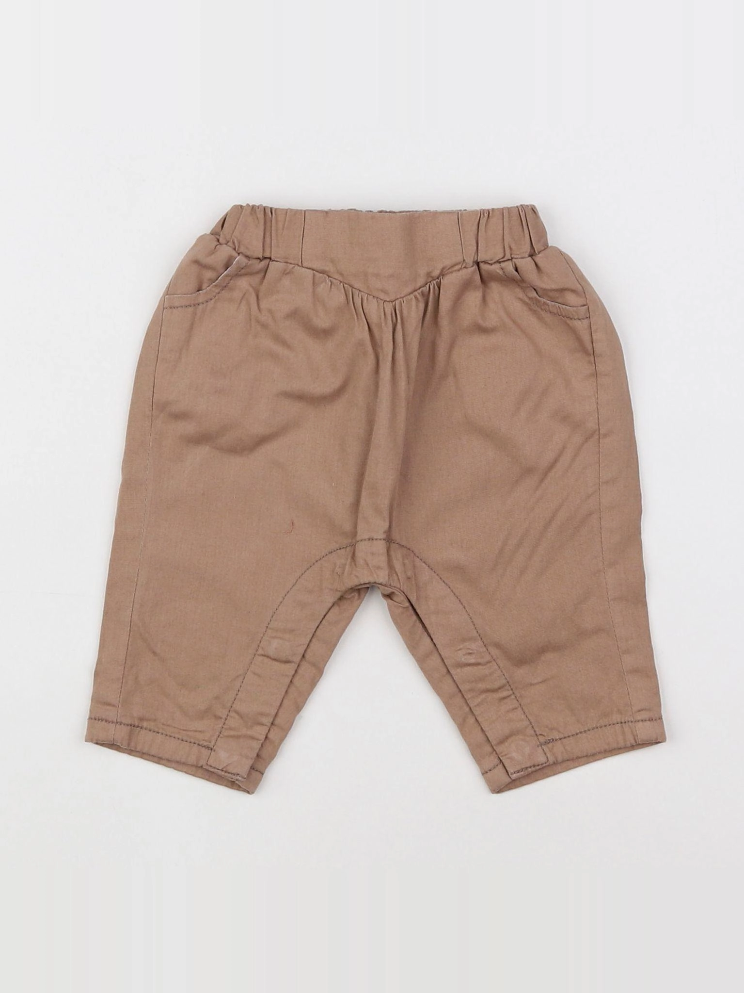 Vertbaudet - pantalon marron - 1 mois