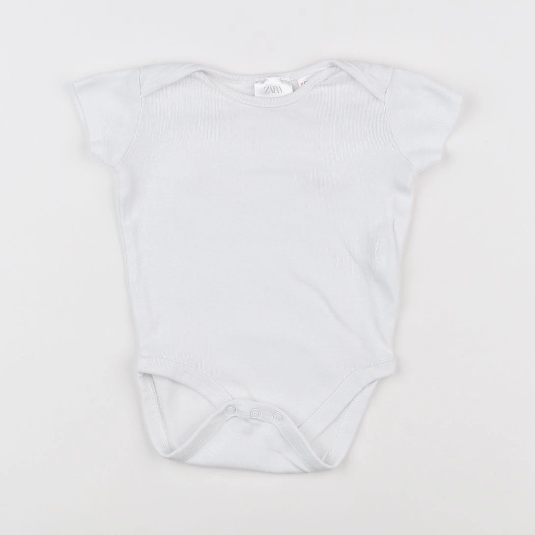 Zara - body blanc - 1/3 mois