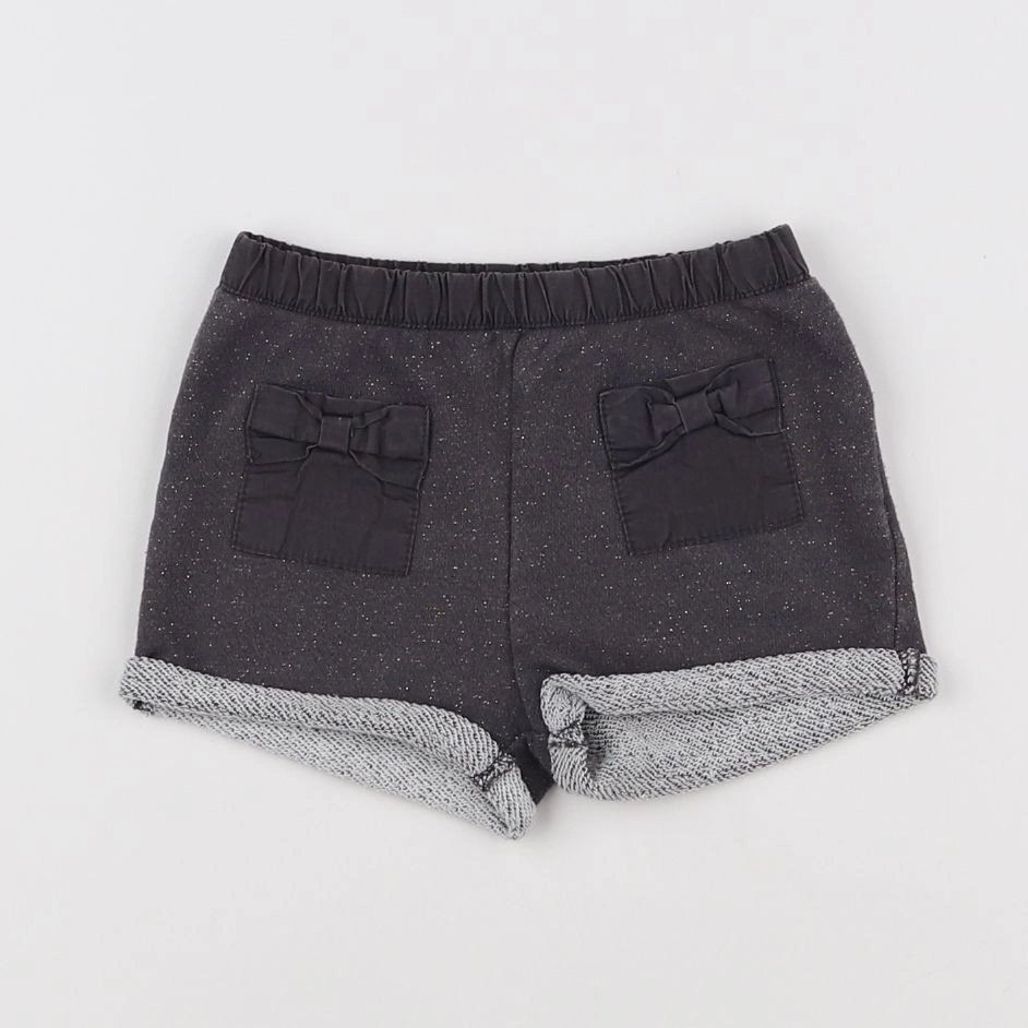 Vertbaudet - short gris - 12 mois