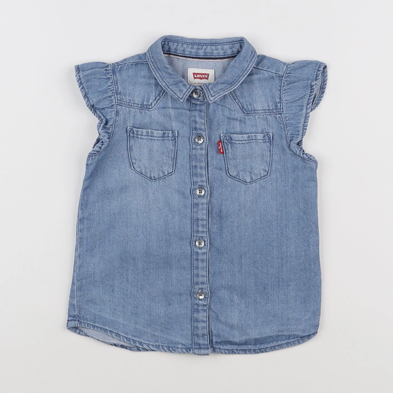 Levi's - chemise bleu - 2 ans