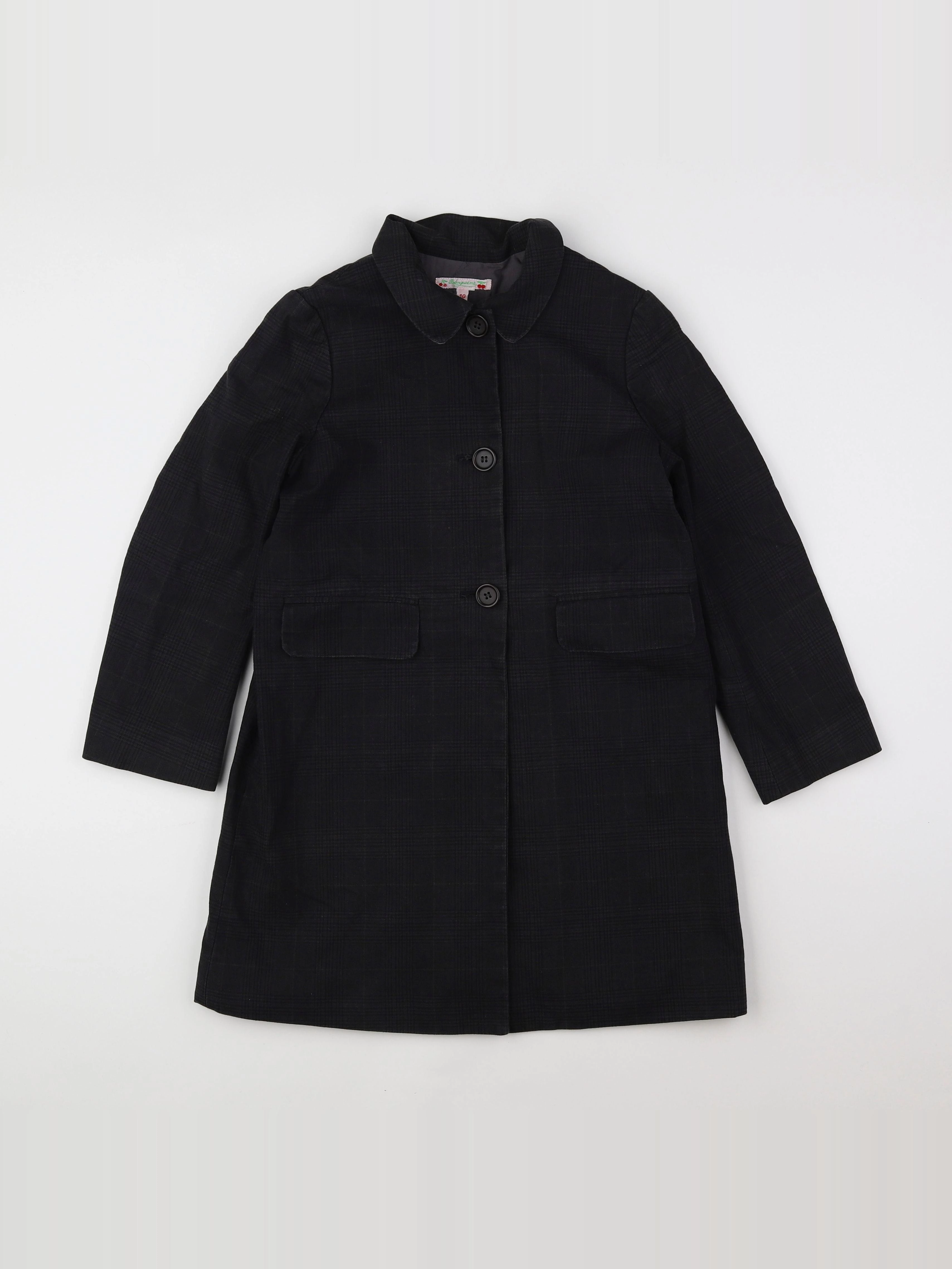 Bonpoint - veste gris, noir - 10 ans