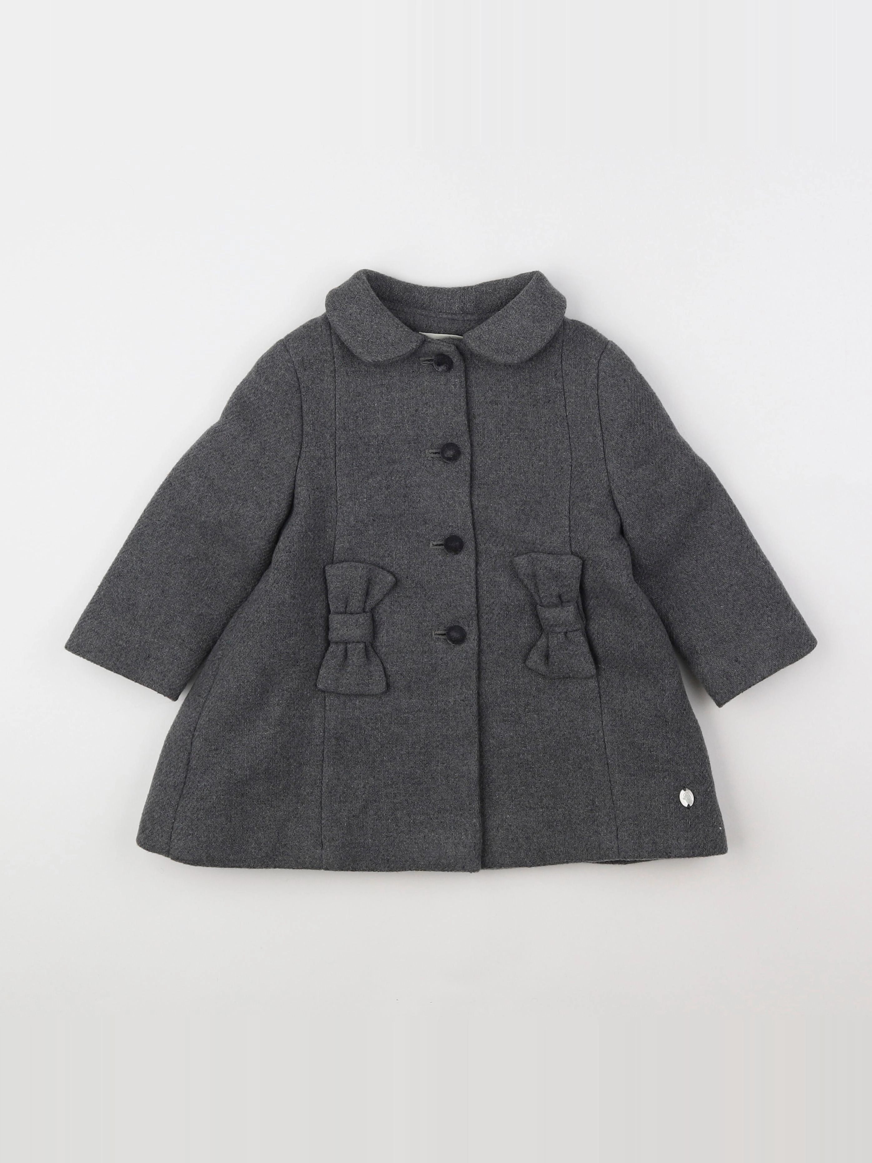 PiliCarrera - manteau gris - 18 mois