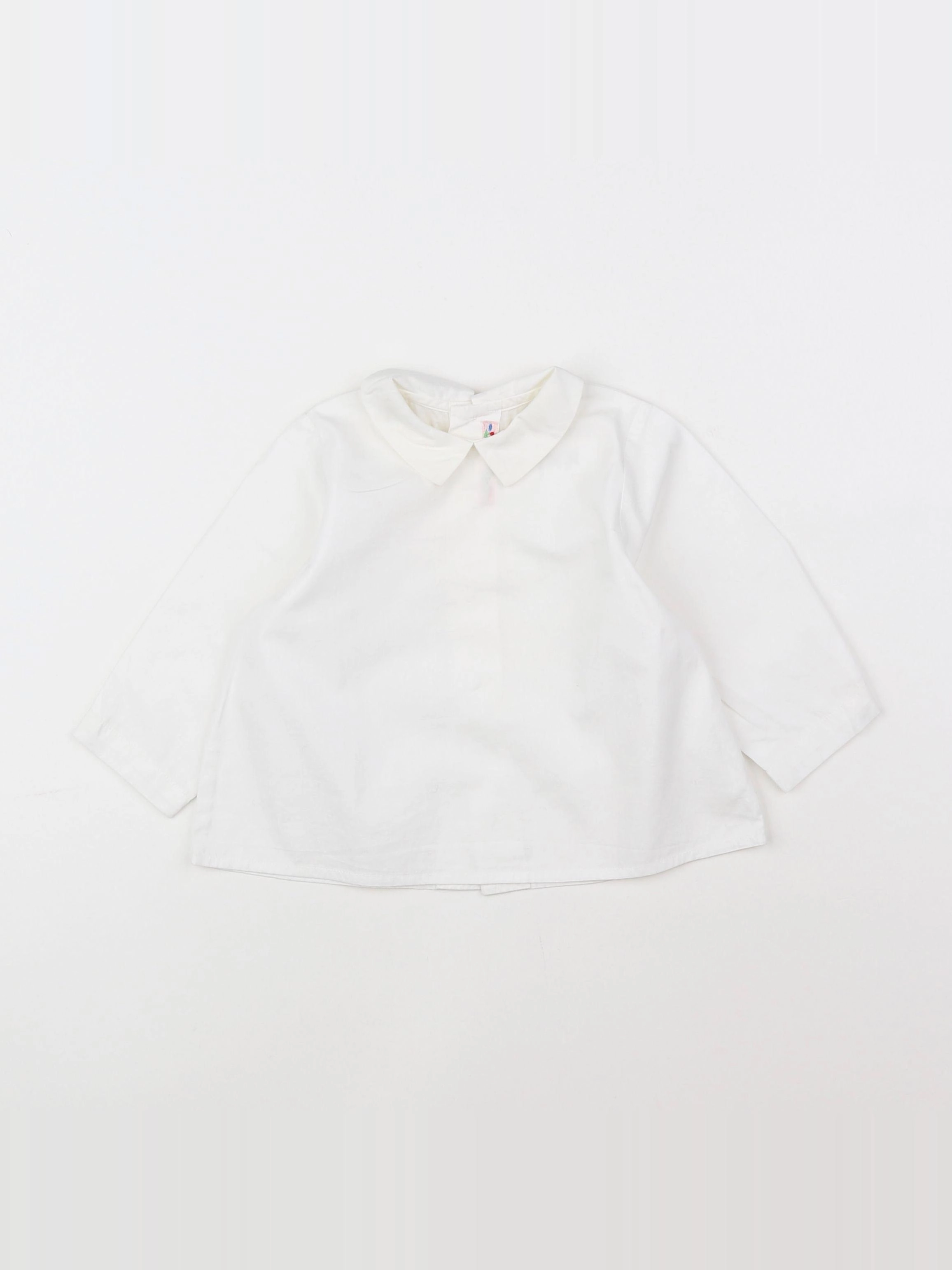 Bonpoint - blouse blanc - 12 mois