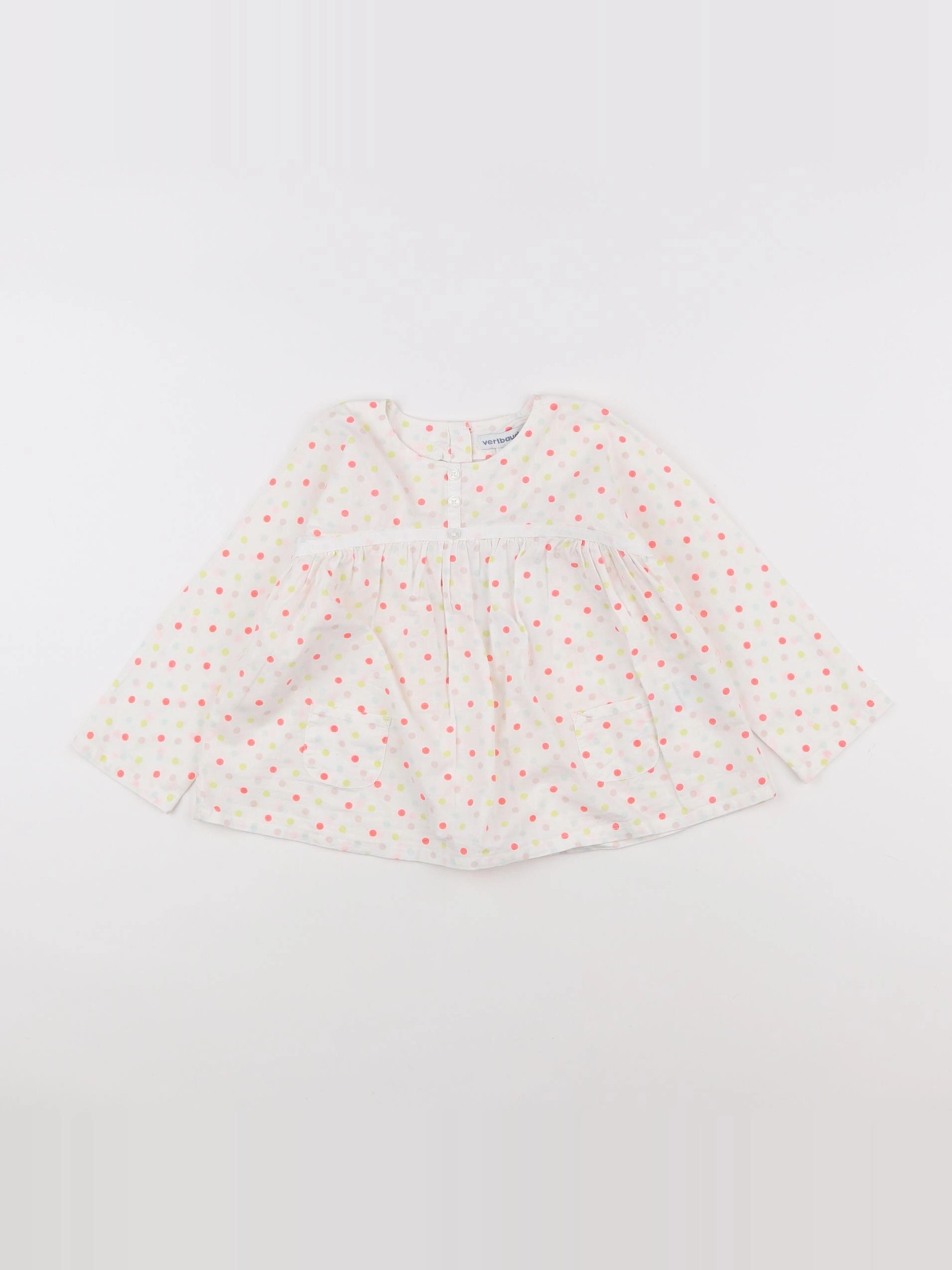 Vertbaudet - blouse blanc - 2 ans