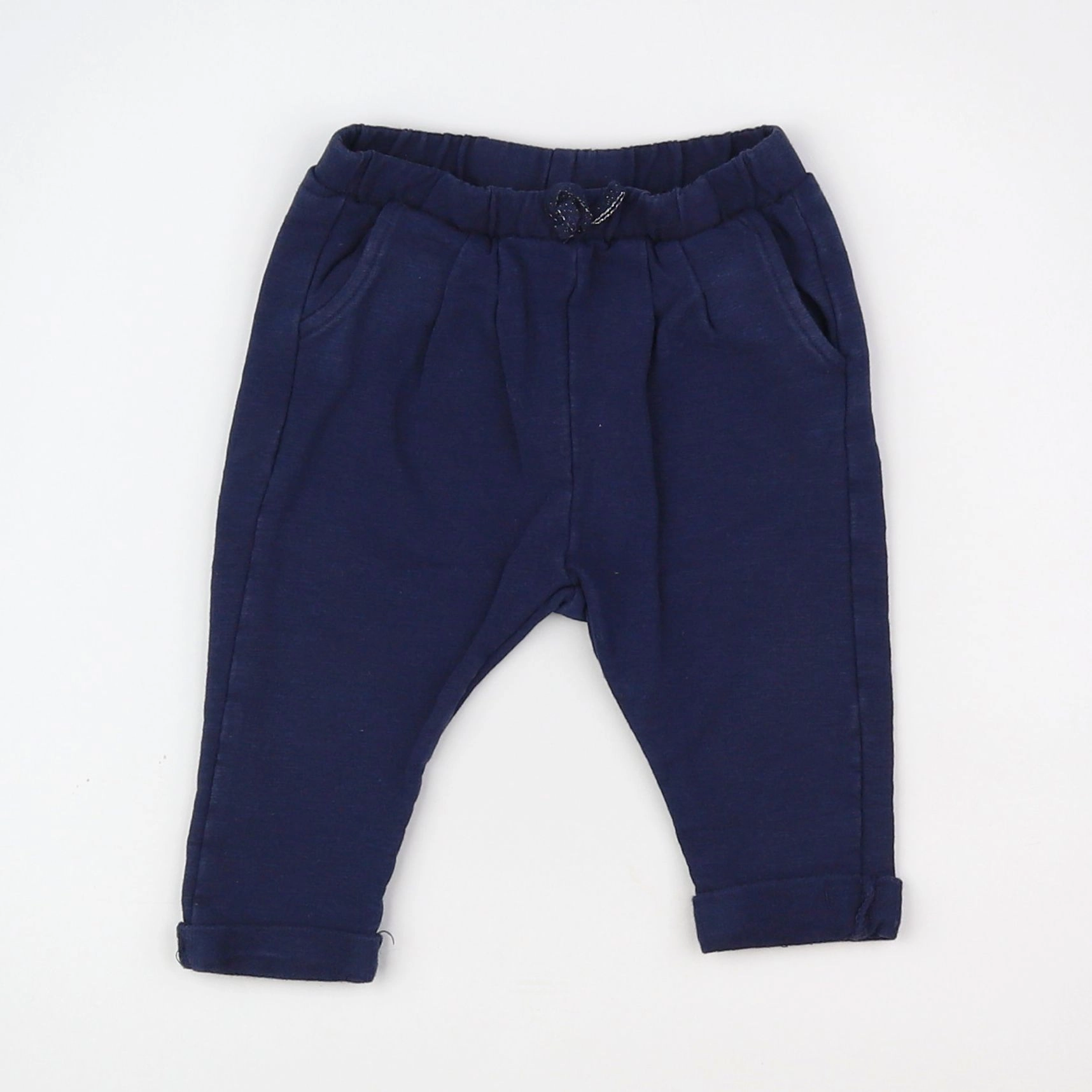 Zara - jogging bleu - 6/9 mois