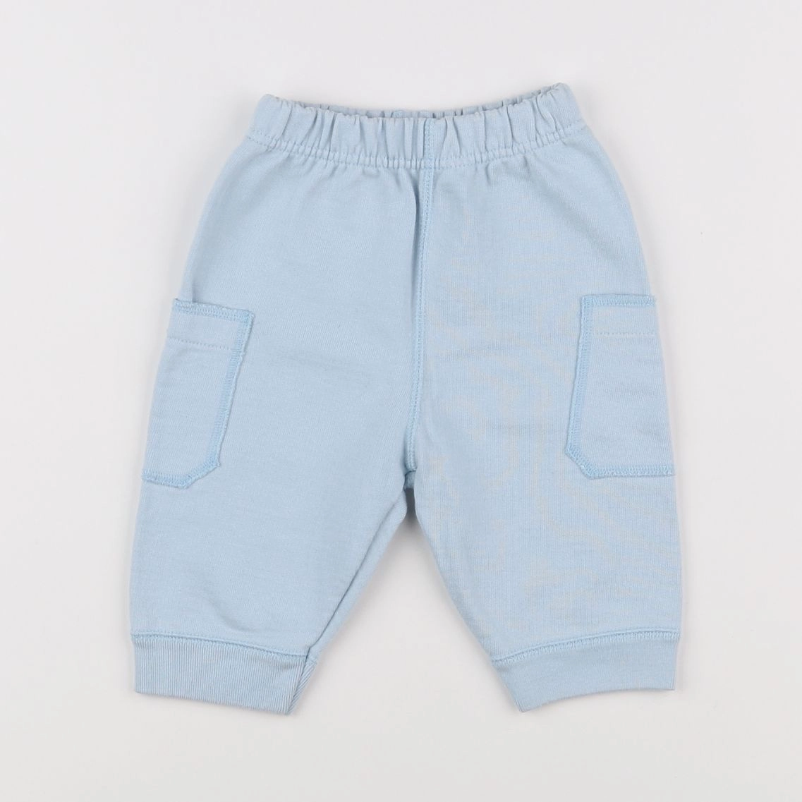 Petit Bateau - pantalon bleu - 3 mois