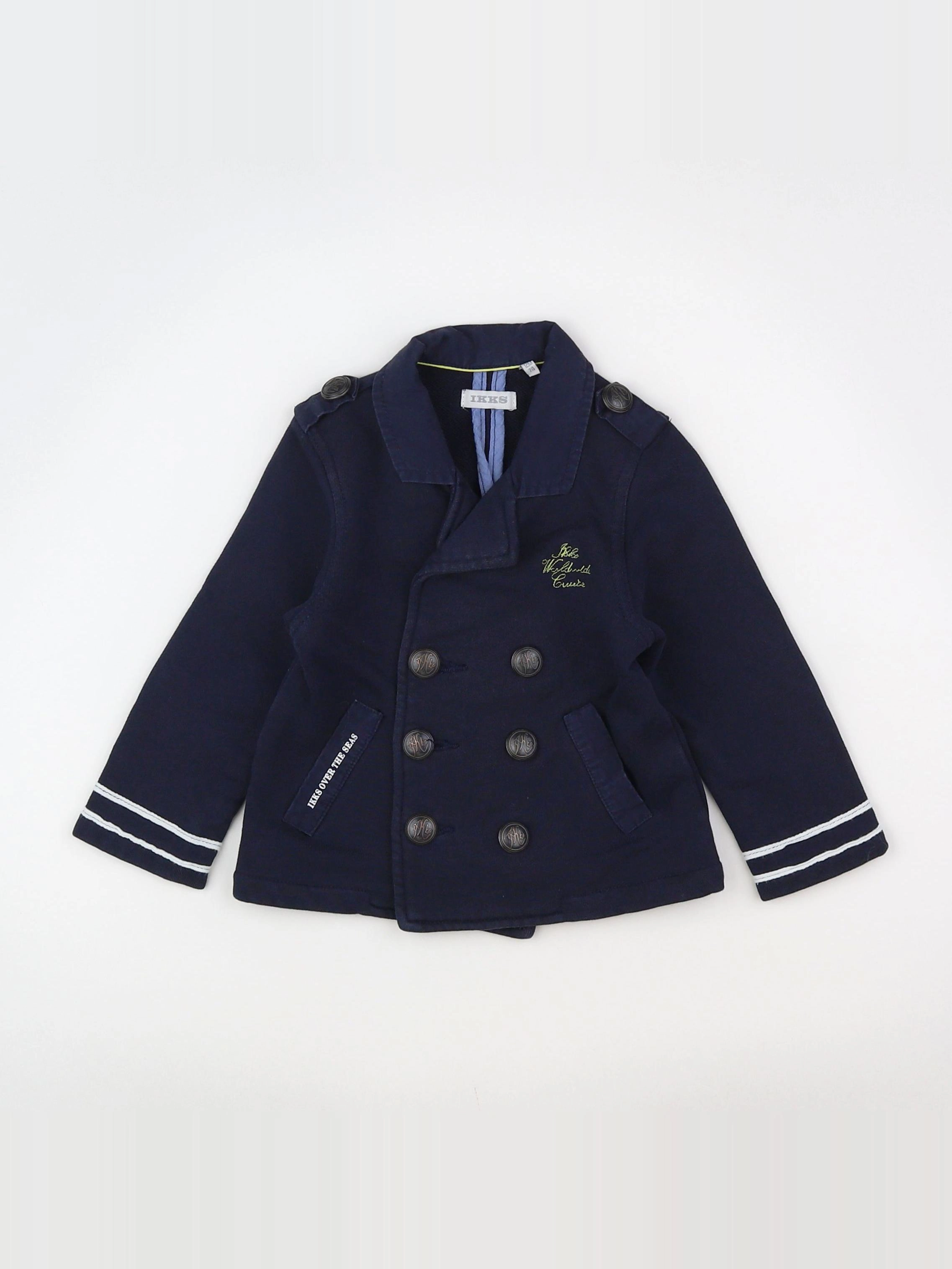 IKKS - veste bleu - 12 mois