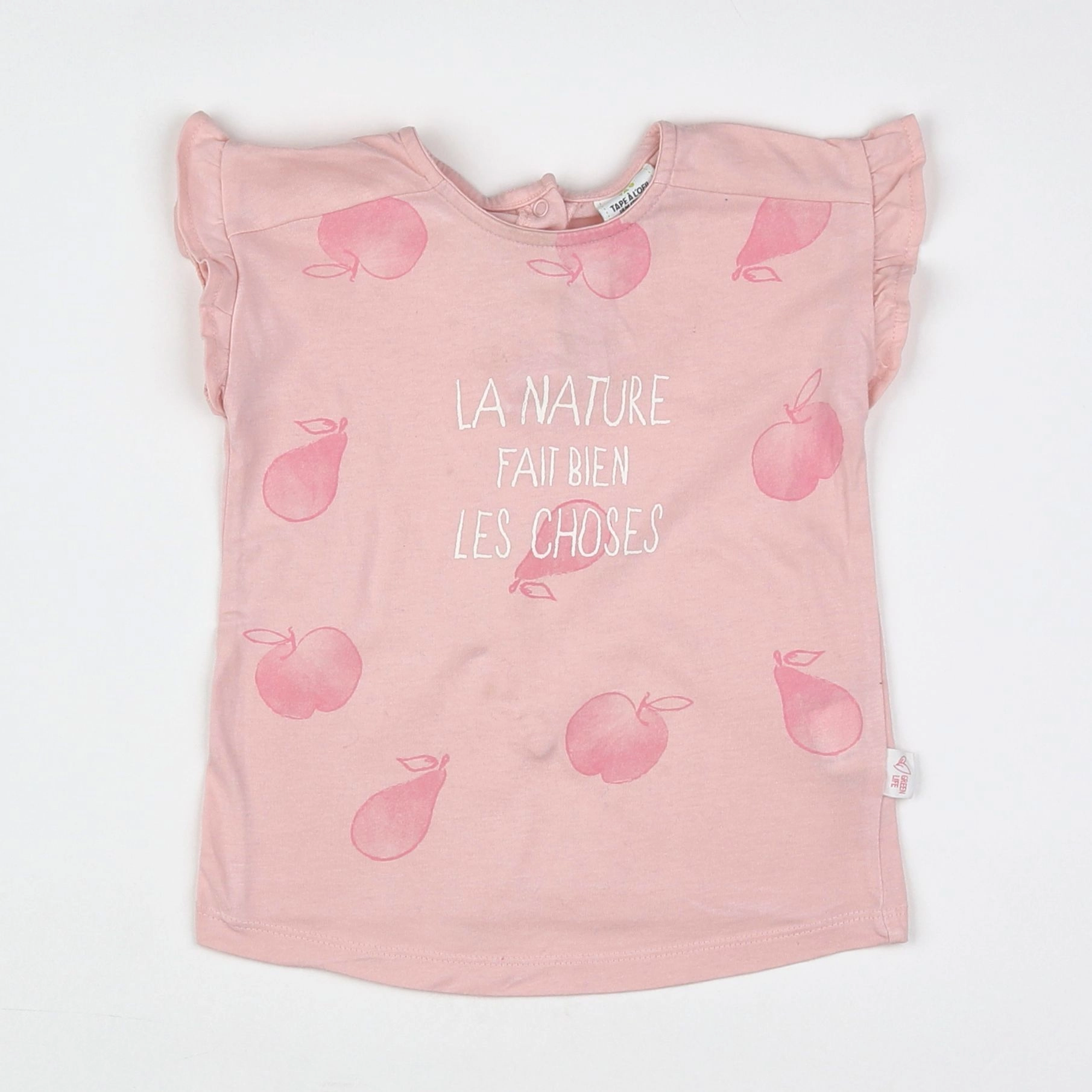 Tape à l'oeil - tee-shirt rose - 18 mois