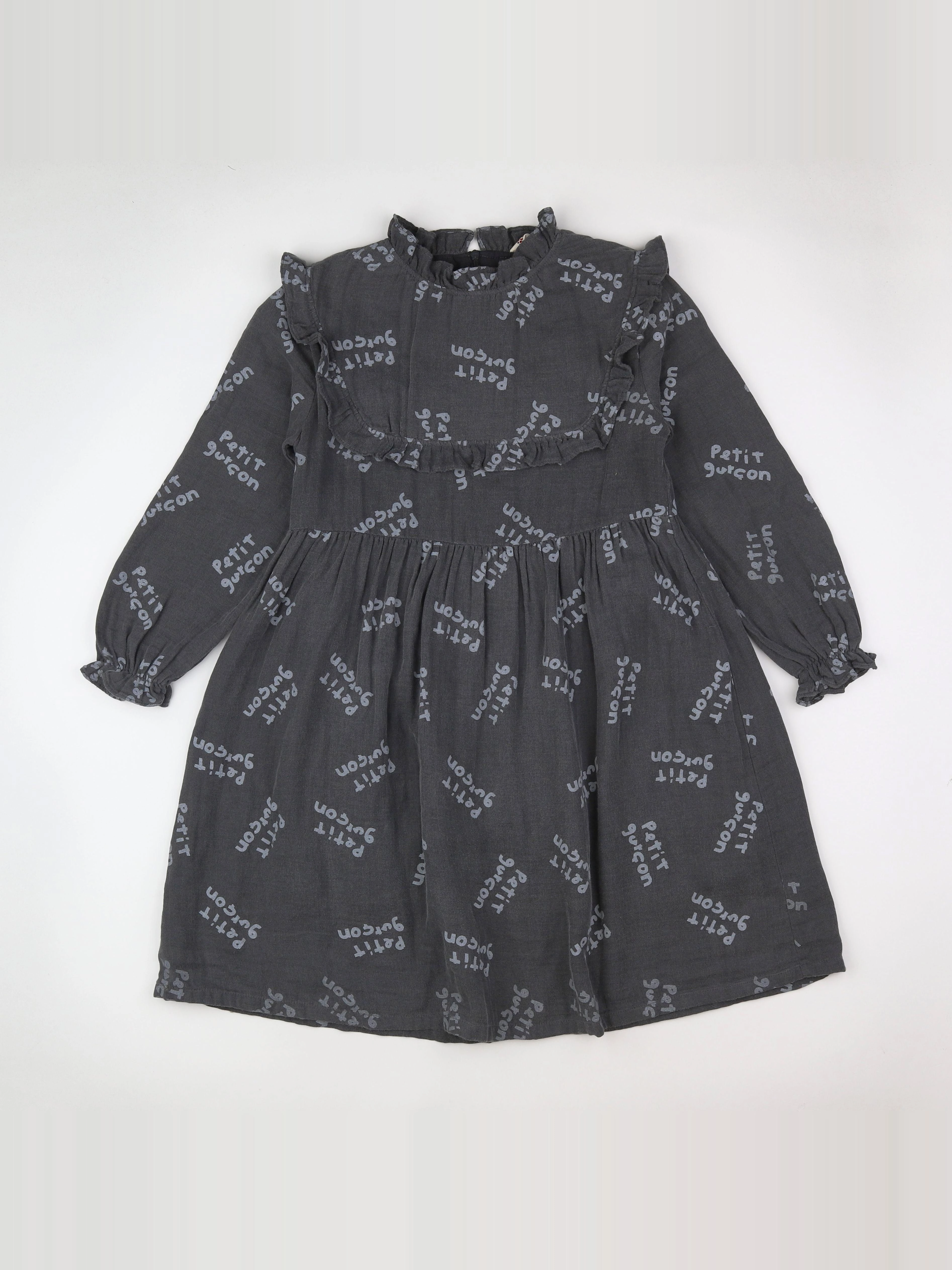 Jellymallow - robe gris, bleu - 10/11 ans