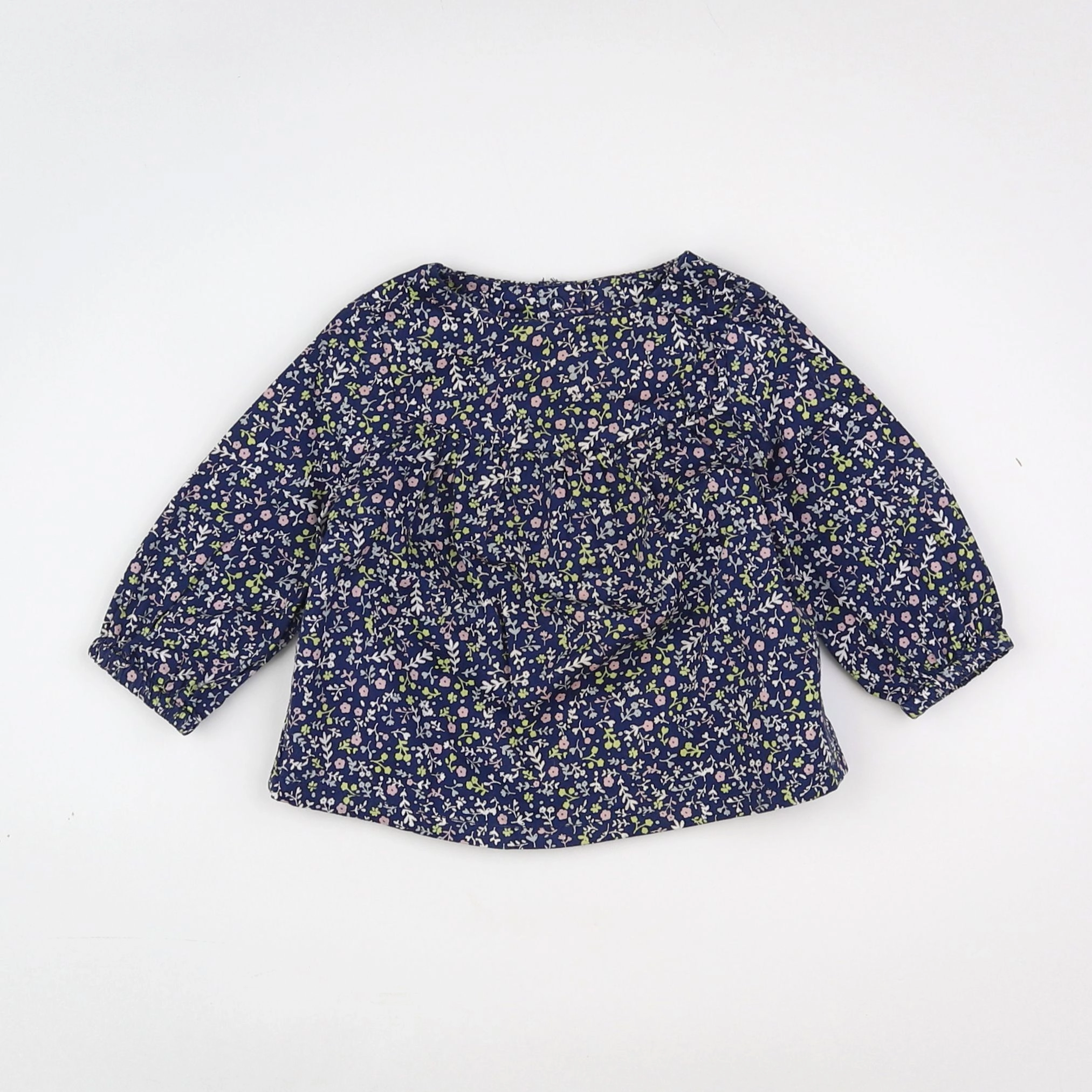 Tape à l'oeil - blouse bleu - 3 mois