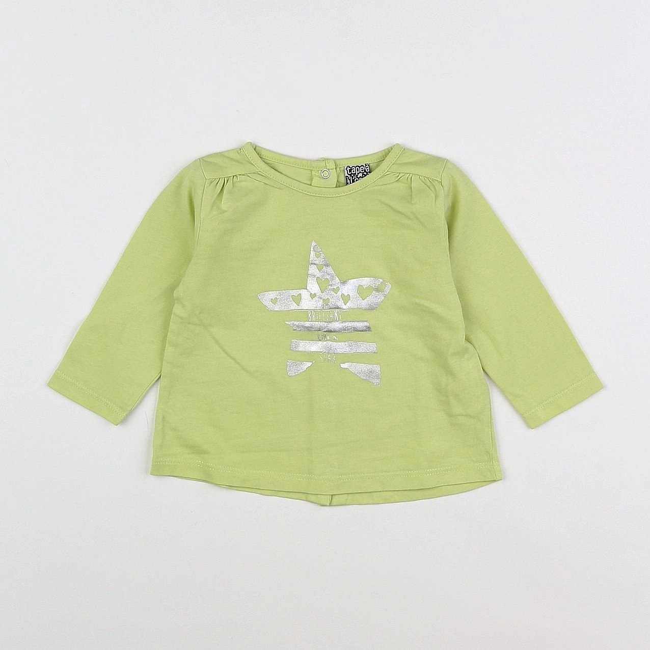Tape à l'oeil - tee-shirt jaune - 6 mois