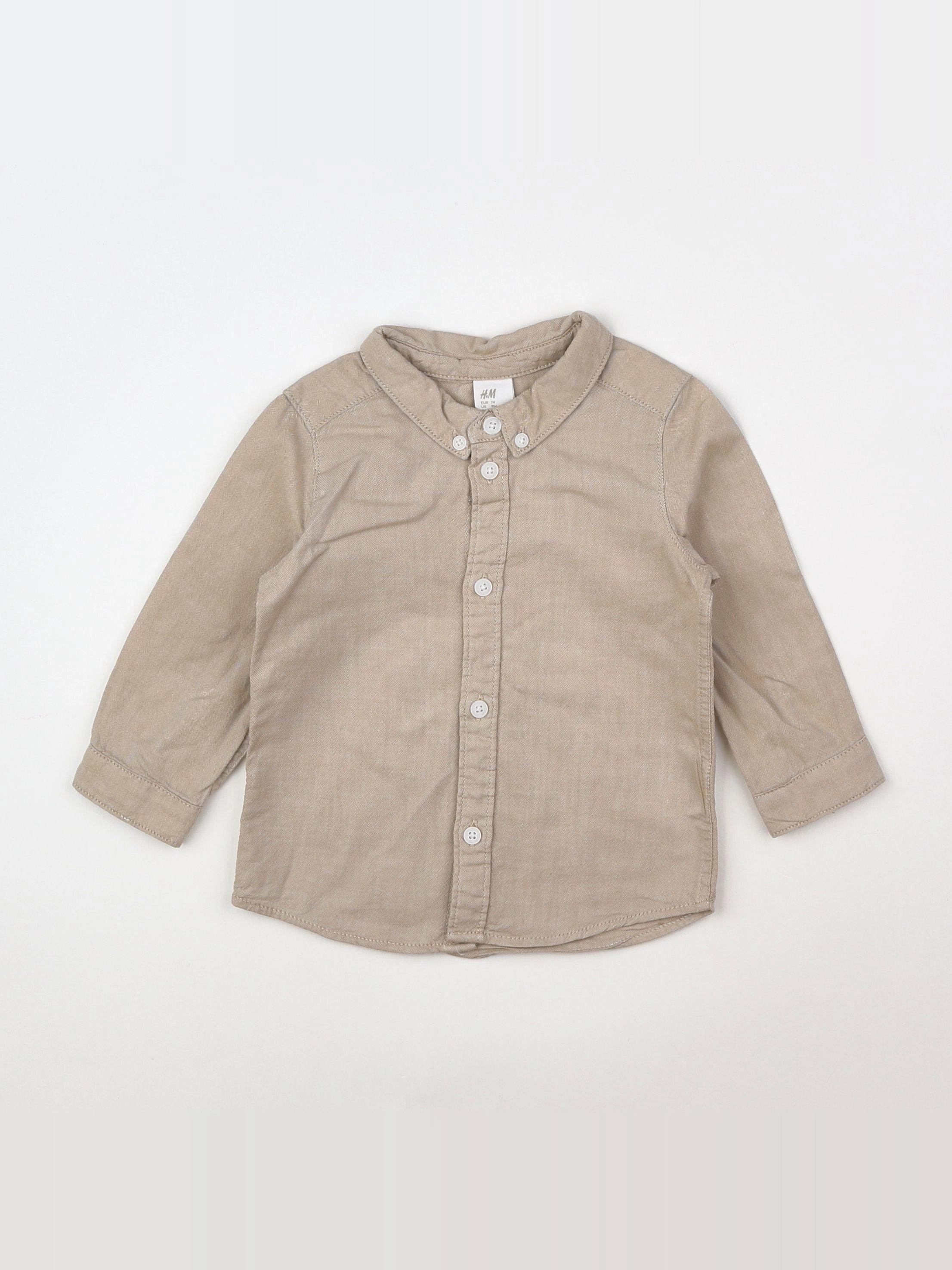 H&M - chemise marron - 9 mois