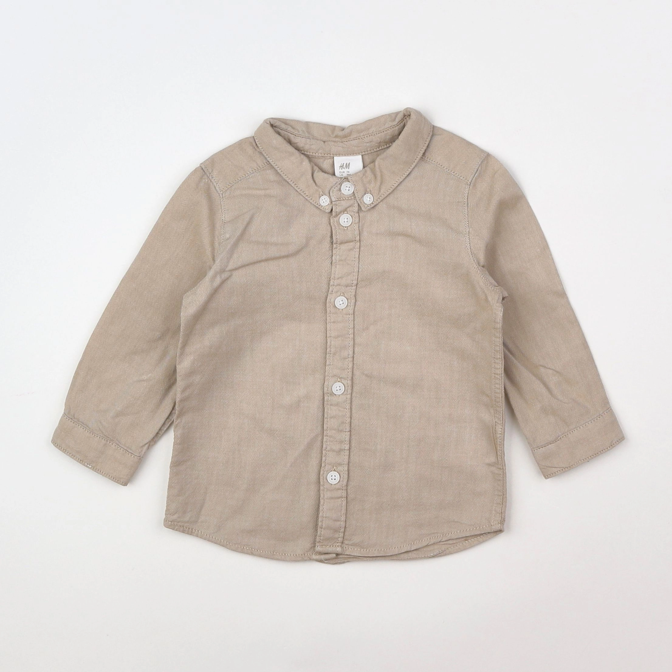 H&M - chemise marron - 9 mois