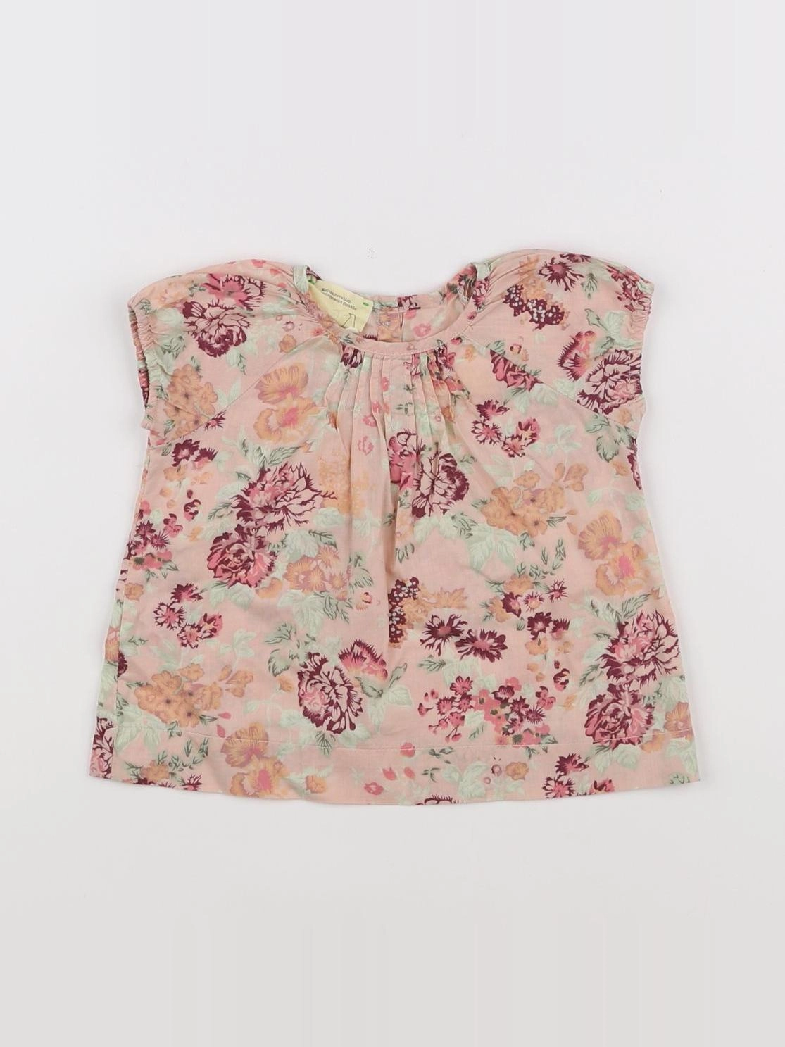 Monoprix - blouse multicolore - 6 mois