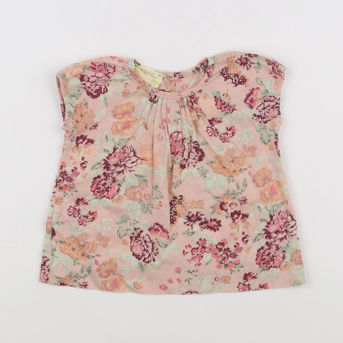Monoprix - blouse multicolore - 6 mois
