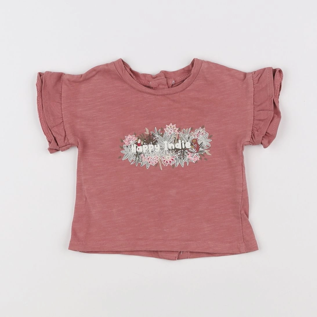 Vertbaudet - tee-shirt rose - 3 mois