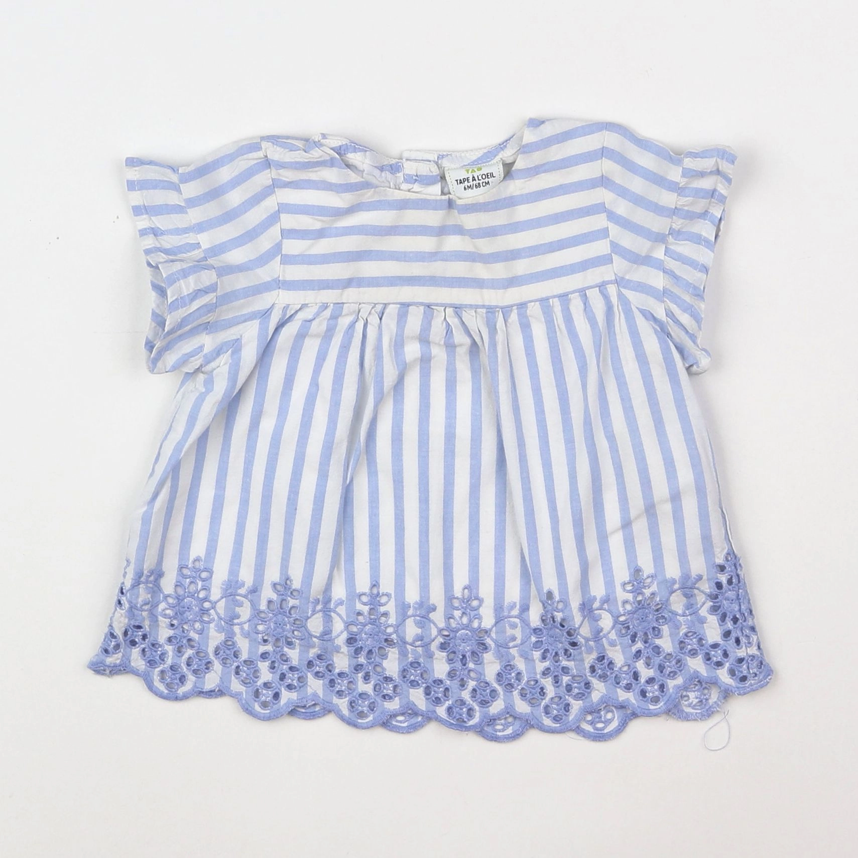 Tape à l'oeil - blouse blanc - 6 mois